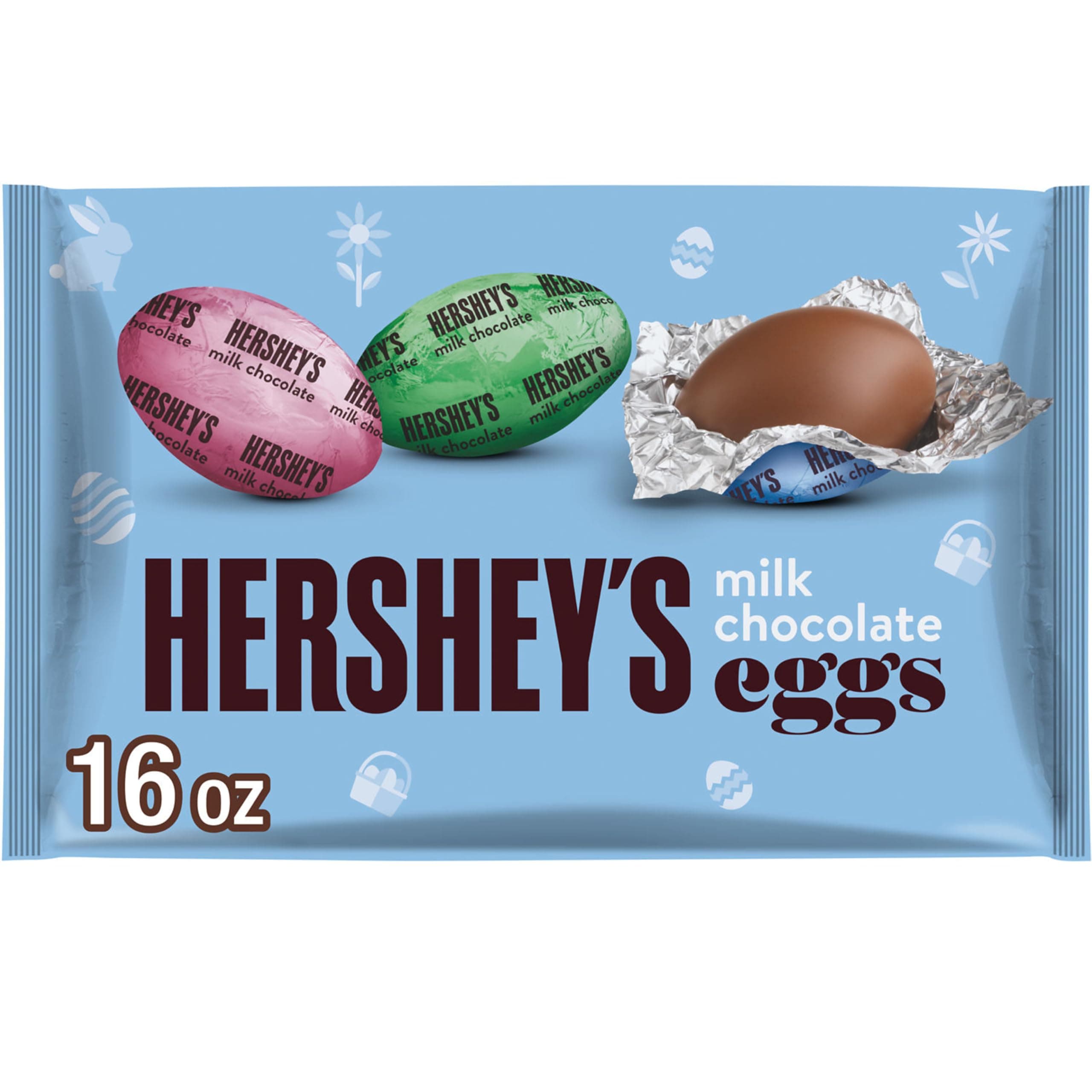 Milk Chocolate Eggs, Easter Candy Bag, 16 oz