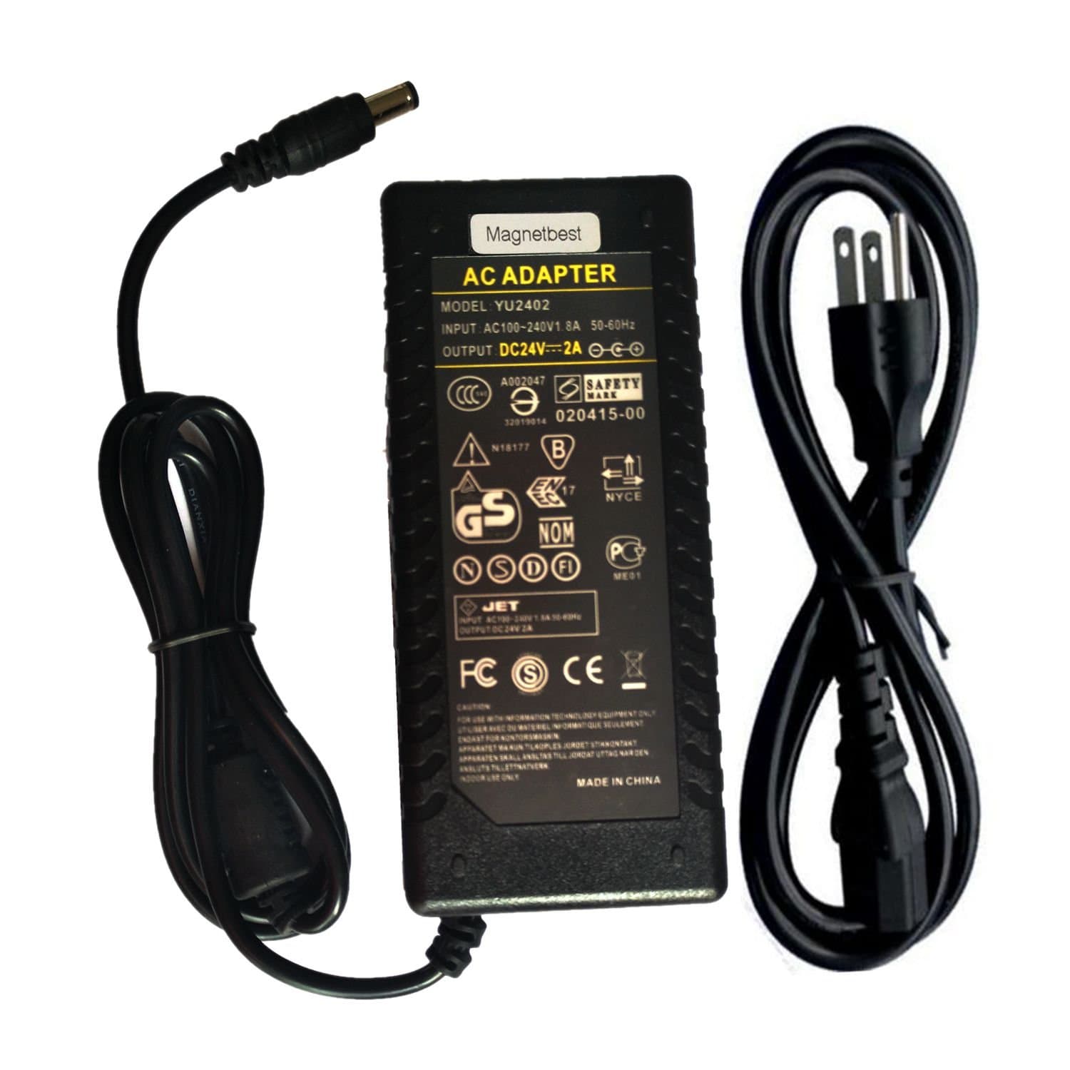24V 2A AC DC Power Adapter Charger for Logitech Racing Wheel G27 G25 G940 APD DA-42H24 ADP-18L