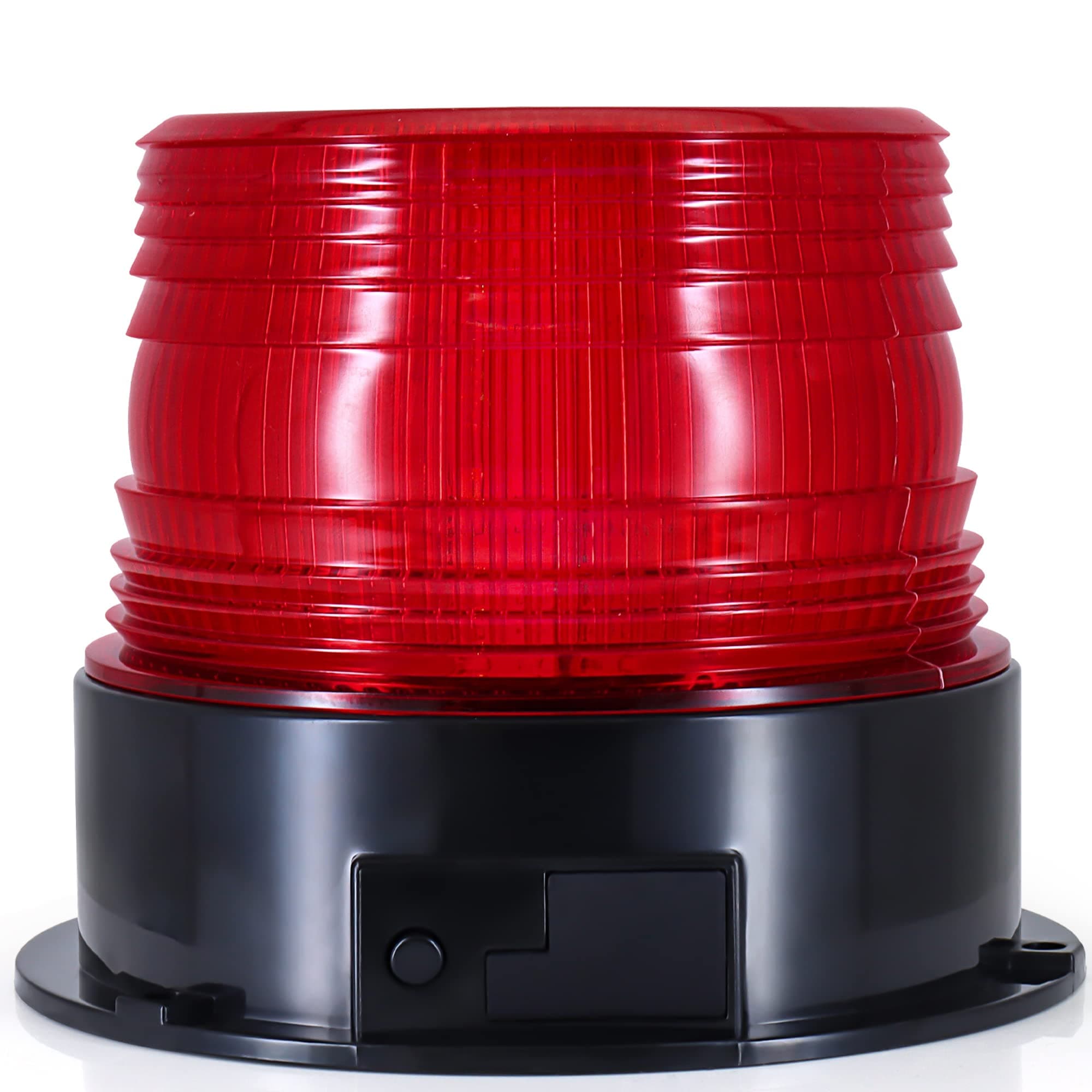 AnTom Magnetic Wireless Strobe Lights, Red LED Rechargeable Battery Roof Top Safety Warning Beacon Light for Vehicle High Brightness Emergency Flashing Caution Hazard