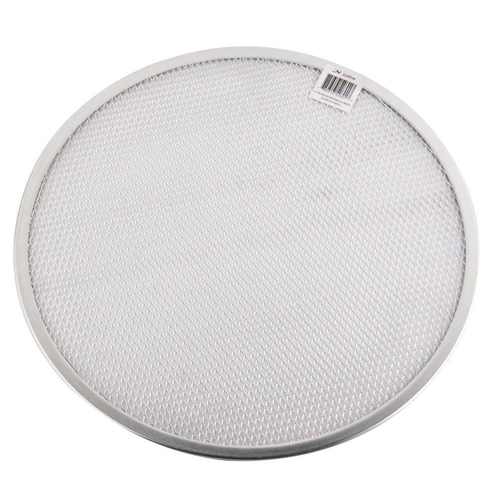 18709 Aluminum Pizza Screen, 9" Dia.,Silver