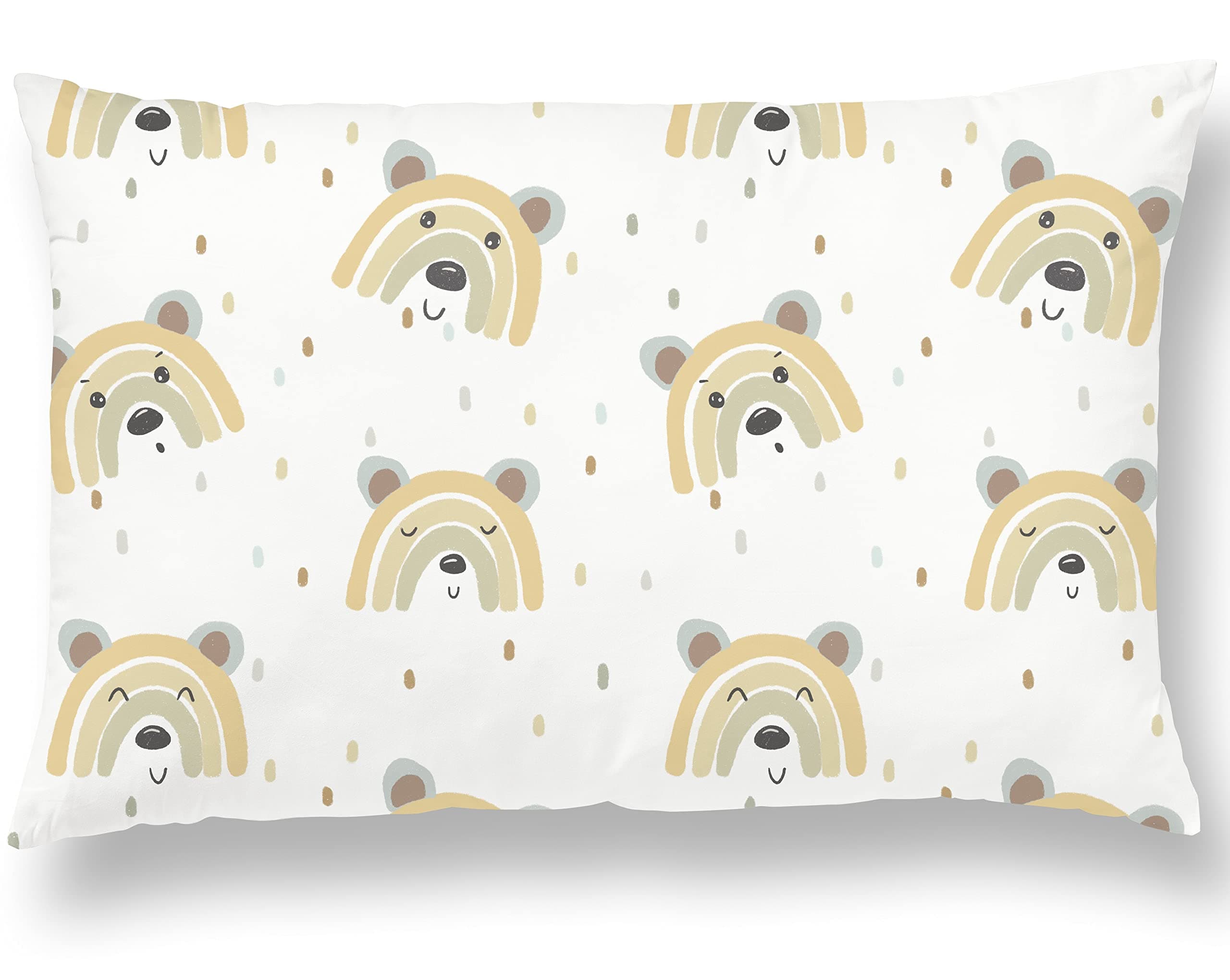 SUPERBE BEBE Pillow (14x17in, Bear Rainbow)