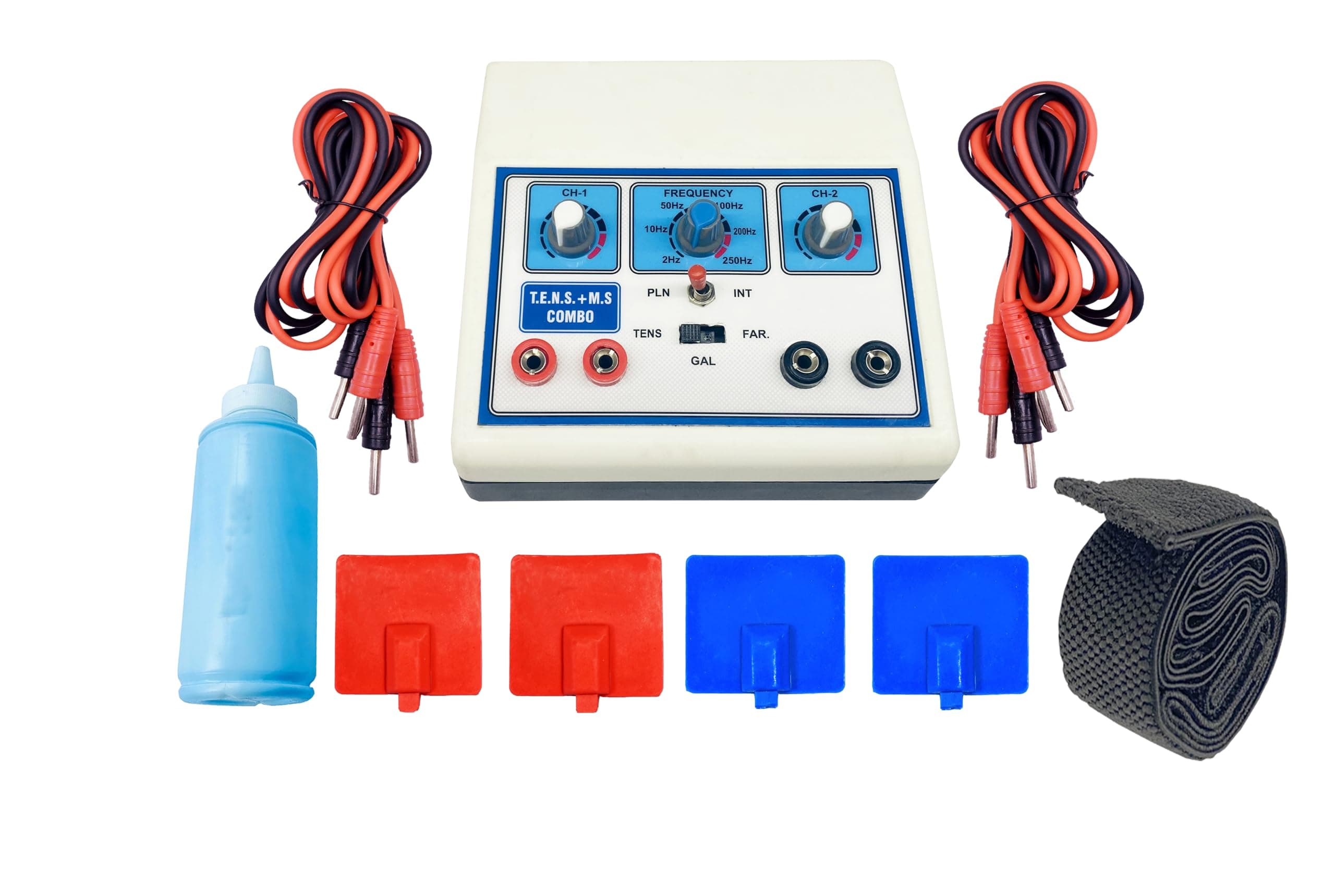 ALPHA MEDITECH INDIA Professional TENS & EMS Machine | Back, Neck & Joint Pain Relief | Home & Clinic Use Electrotherapy Device (With One Year Warranty)