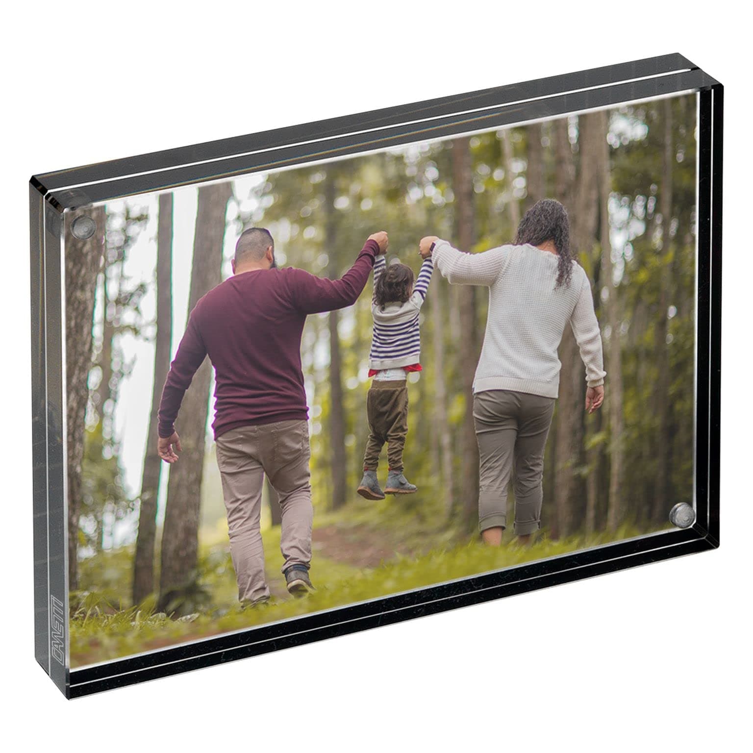 Color Edge Magnet Frame by Canetti-Graphite-5x7 inch