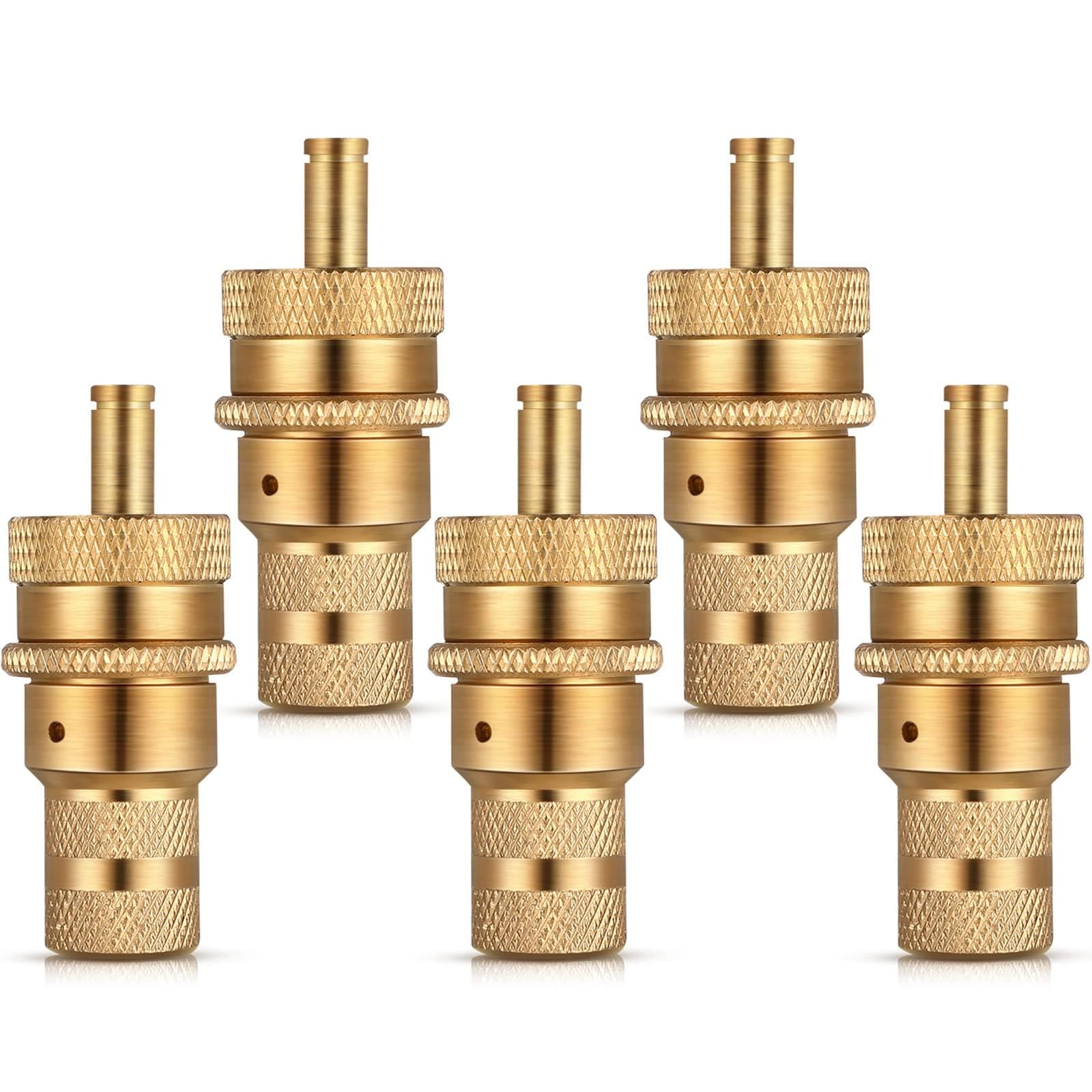 Azonee 6-30 PSI Automatic Tire Deflator Kit, Air Down Tire Deflators Offroad Accessories for Jeep, Car, Truck, Motorcycle, and ATV Tires(5 Pack)