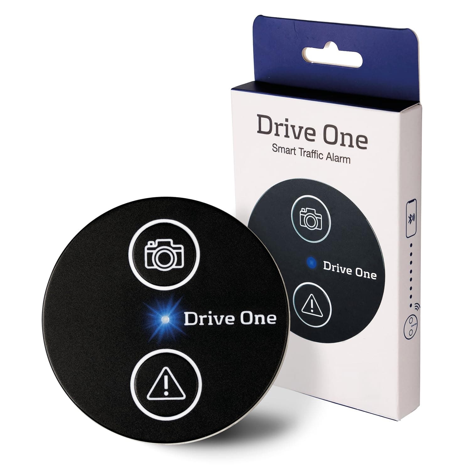 Needit Drive One Speed Camera Warning – The Original I Warns of Speed Cameras and Dangers in Road Traffic I Real Time Radar Detector, Automatically Active When Bluetooth Connection with Smartphone I