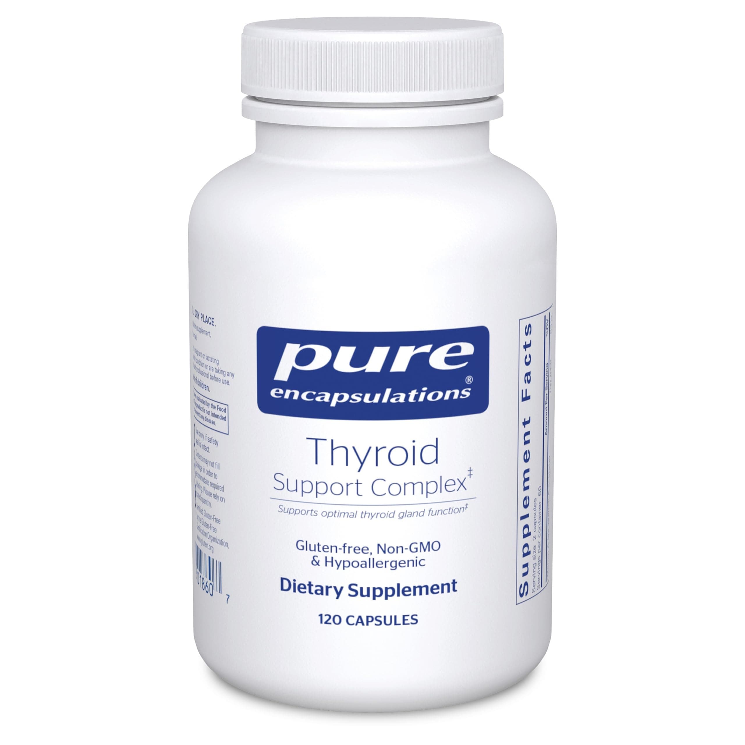 Thyroid Support Complex - Supports Thyroid Health* - Antioxidant Infusion - with Ashwagandha & Iodine - Non-GMO & Vegetarian - 120 Capsules