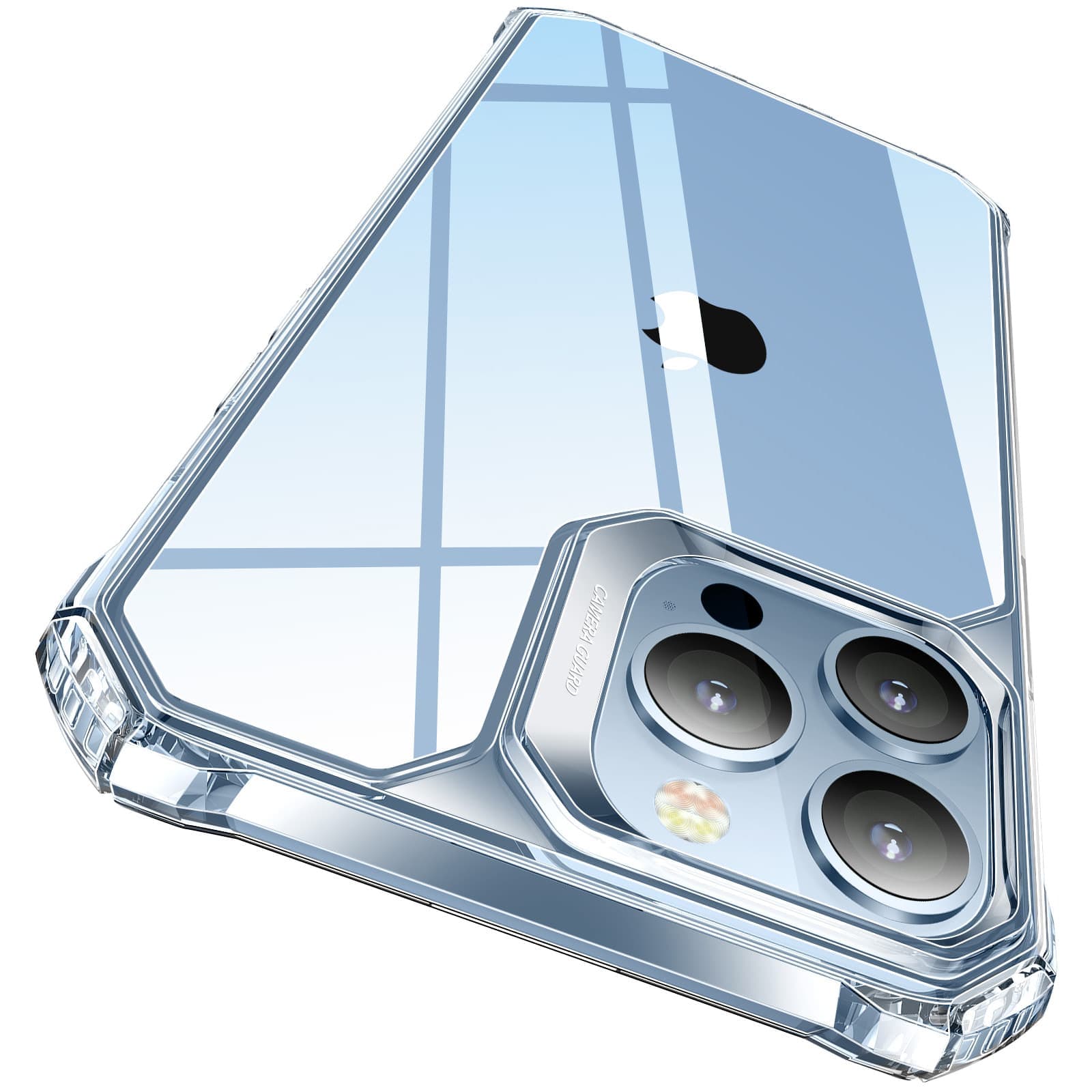 ESR for iPhone 13 Pro Max Case, Military-Grade Drop Protection, Shock-Absorbing Corners, Yellowing-Resistant Hard Back, Scratch Resistant, Air Armor Clear Phone Cover for iPhone 13 Pro Max, Clear