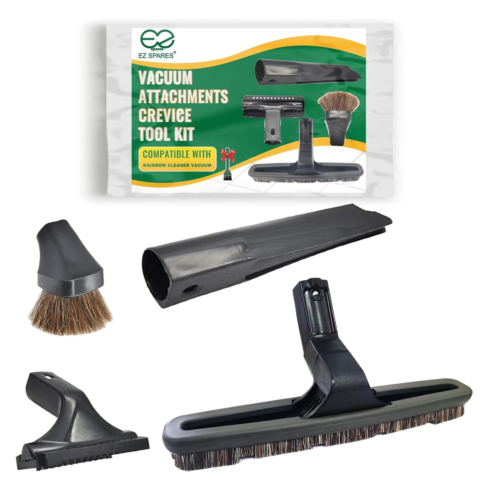 4Pcs Replacements for Rainbow, Crevice Tool,Dusting Floor Brush,Cleaning Wand Accessories,Rainbow Vacuum Attachments