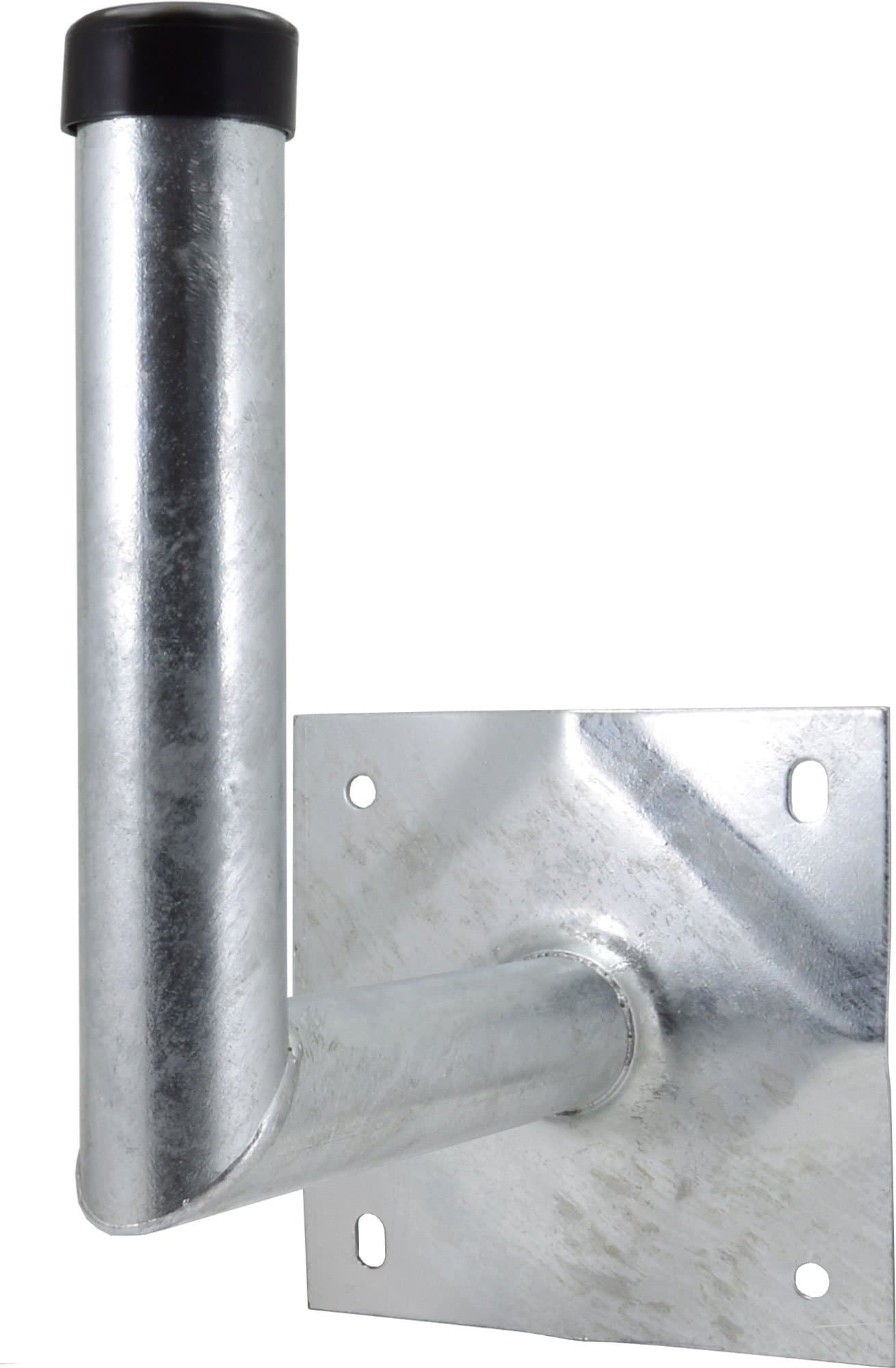 Satix SWH00100 Quality wall mount bracket support 10 cm for satellite antenna dish, steel hot-dip galvanized