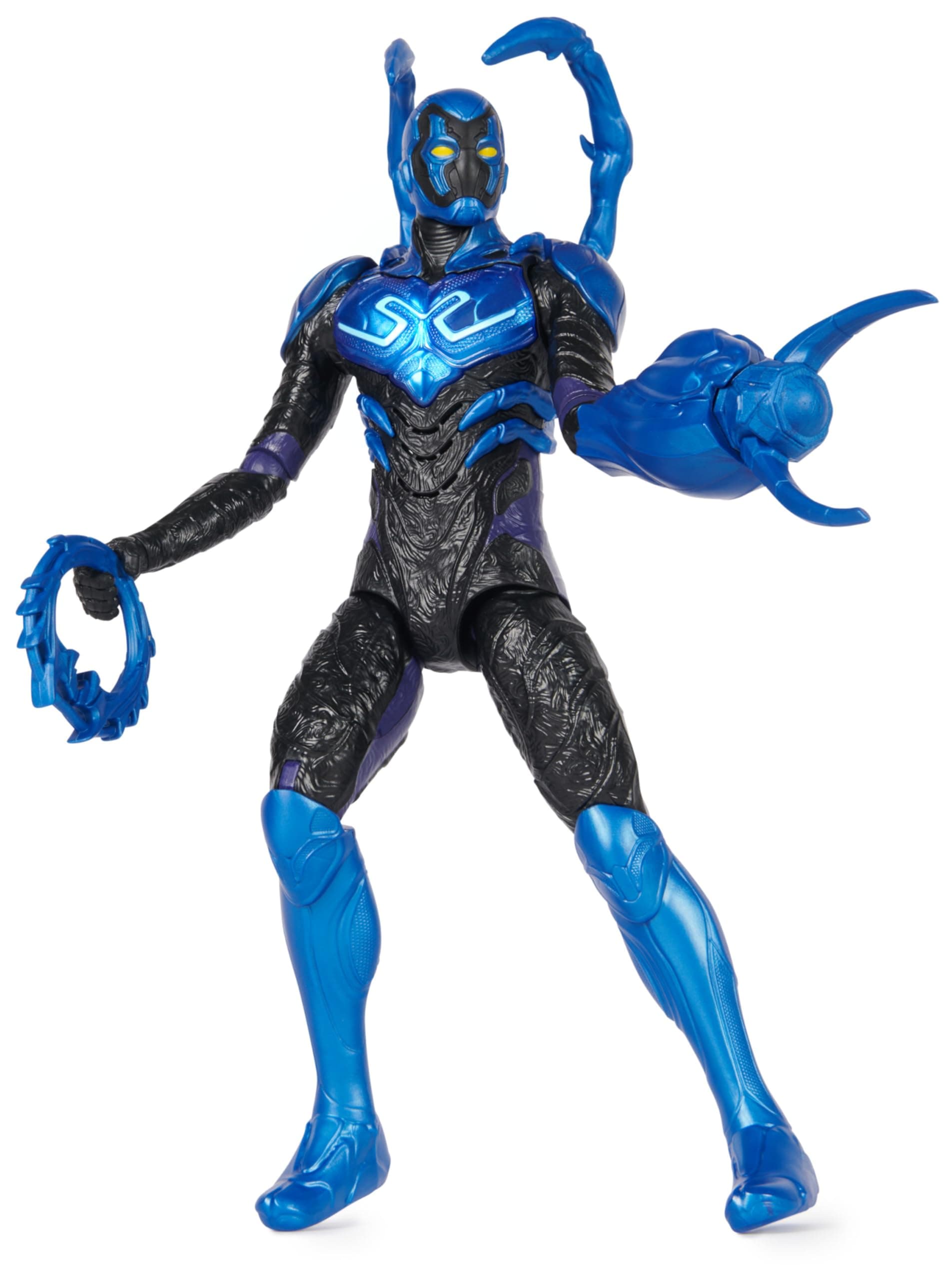 DC Comics, Battle-Mode Blue Beetle Action Figure, 30cm, Lights and Sounds