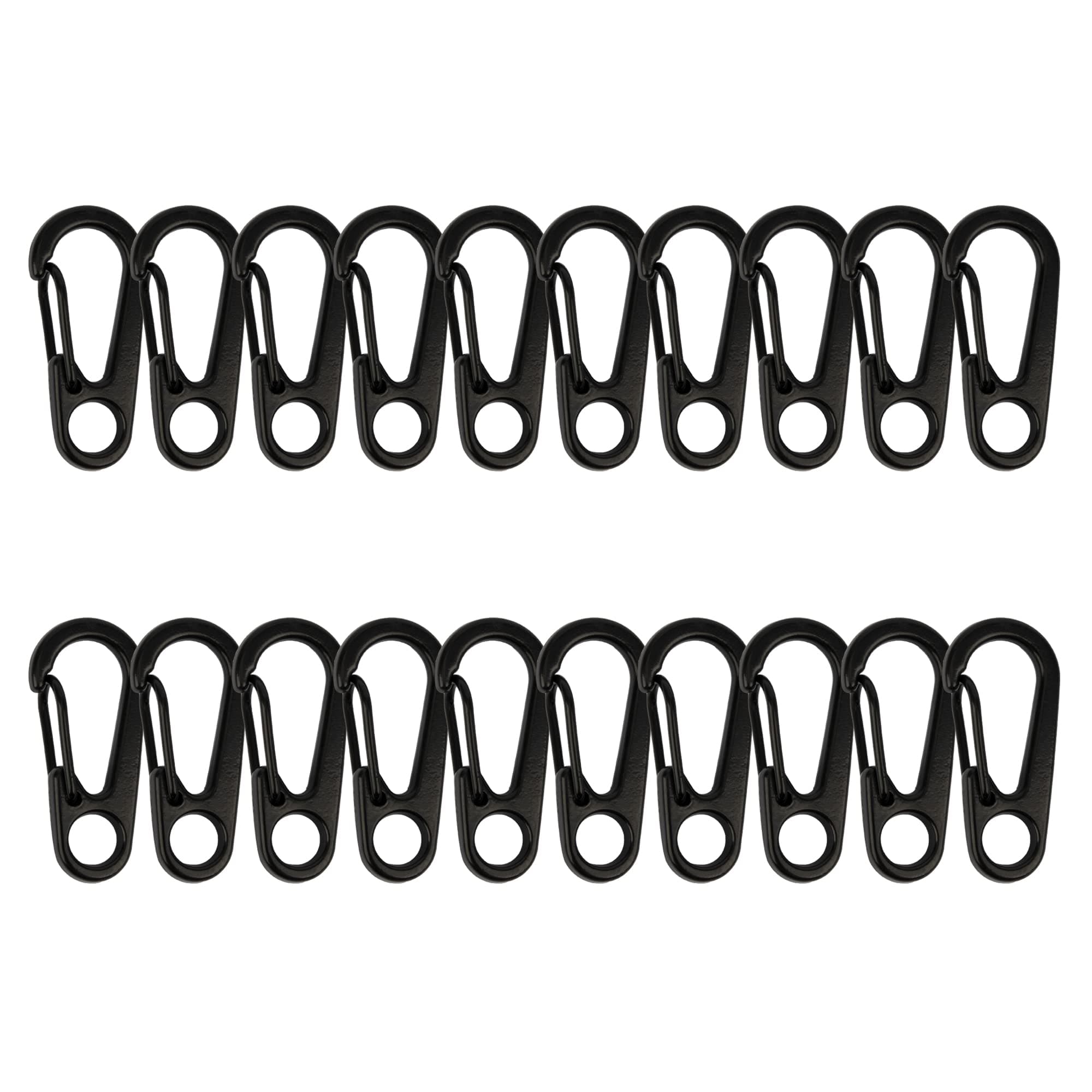 Small Mini Carabiner Clip Tiny Spring Snap Hook Keychains Micro Carabiners for Paracord EDC Alloy Key Rings Outdoor Hiking Fishing Camping Backpack Accessories
