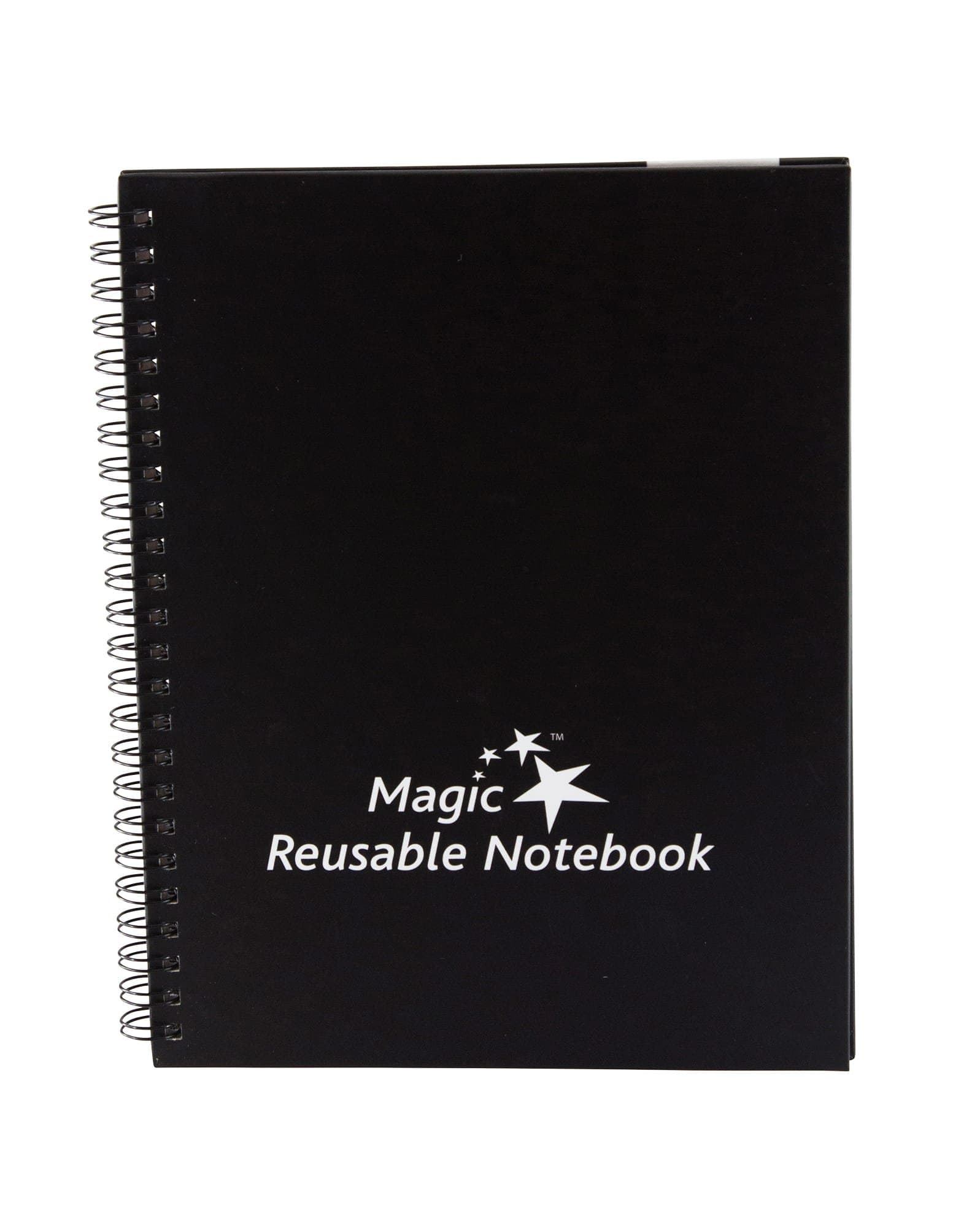 Magic Whiteboard Products Large Reusable Dry Erase Notebook 8.26 x 11.6 White (MW1440)