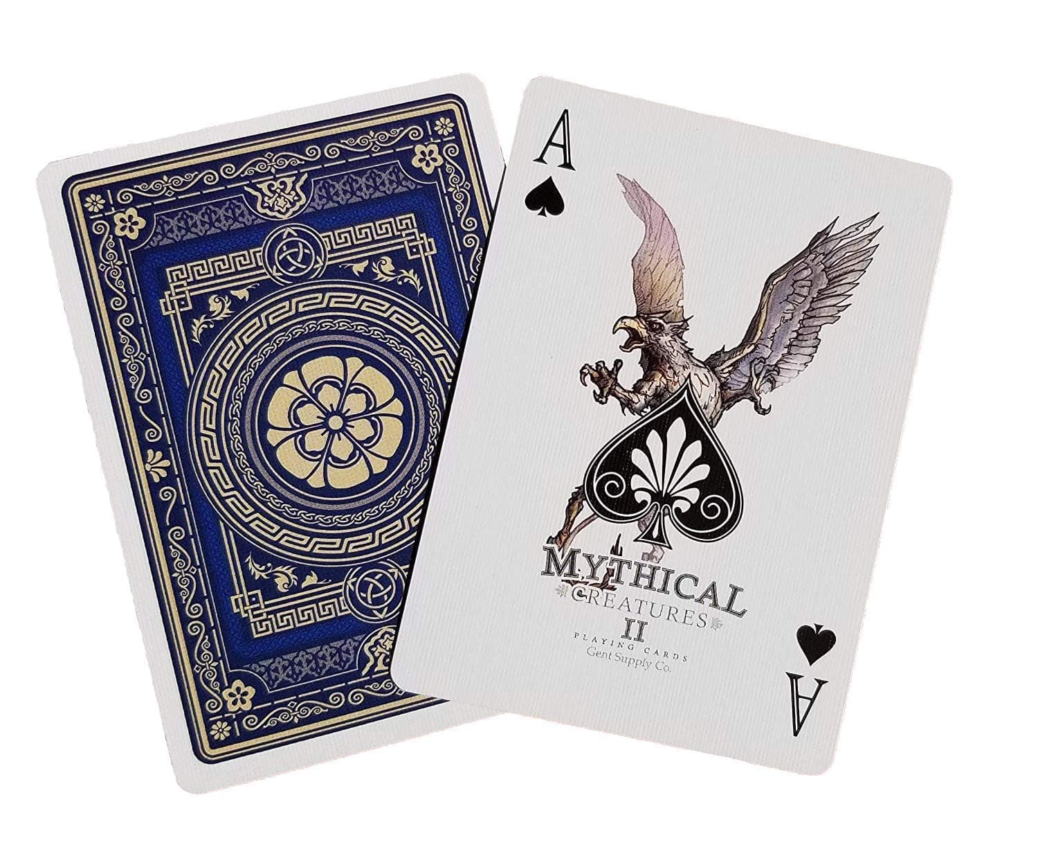 Gent Supply Bicycle Mythical Creatures II (All New Creatures) Playing Cards