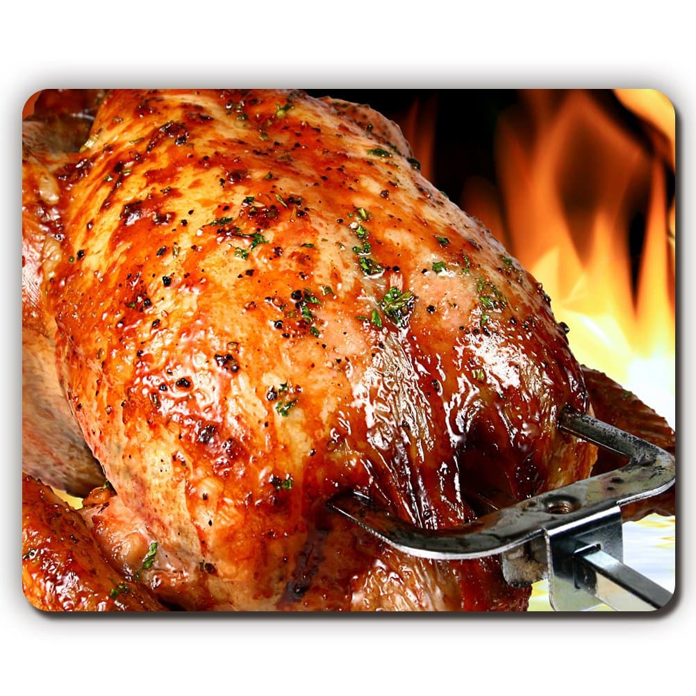high quality mouse pad,grilled chicken crispy fried,Game Office MousePad size:260x210x3mm(10.2x 8.2inch)
