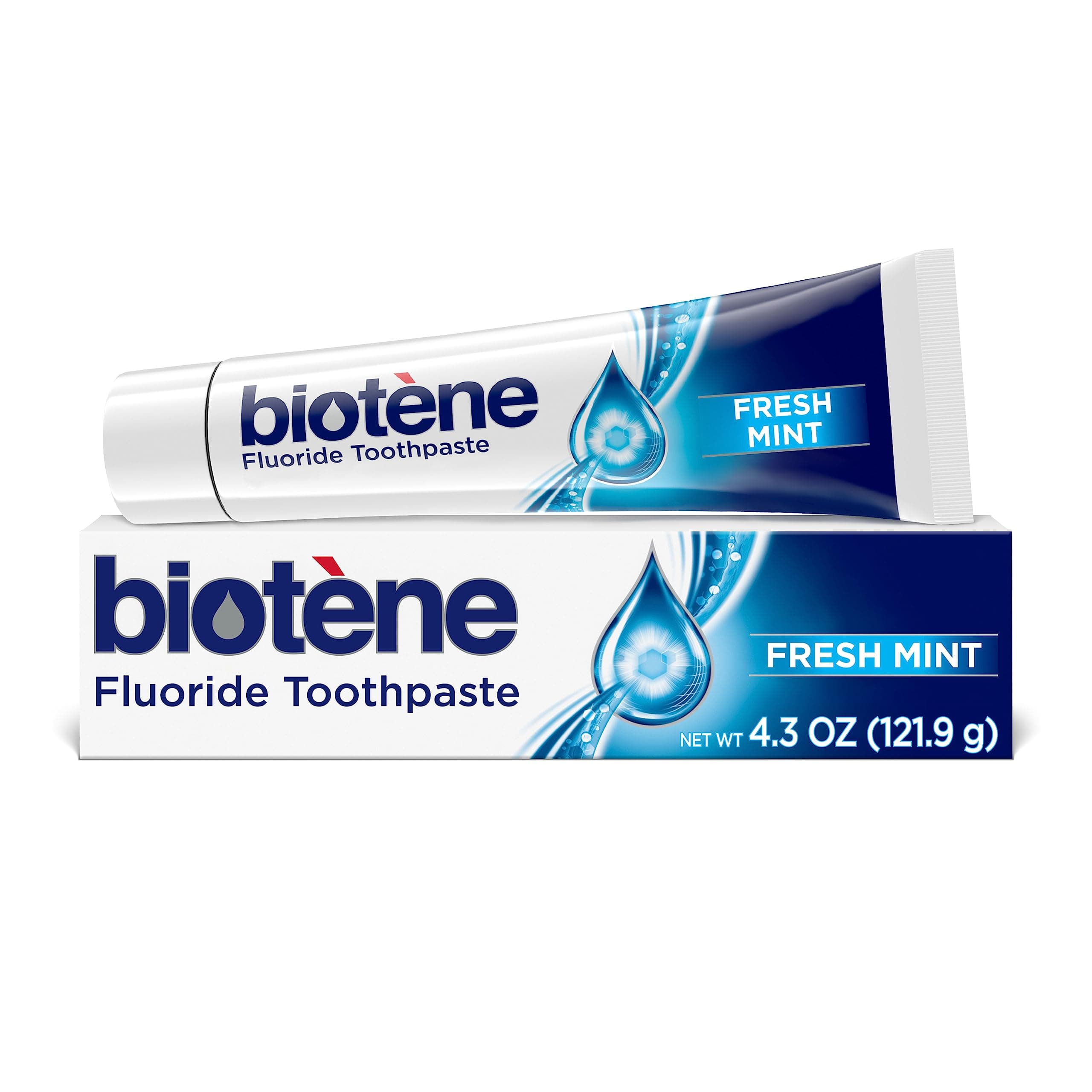 Biotene Fresh Mint Original Fluoride Toothpaste, 4.3 ounce