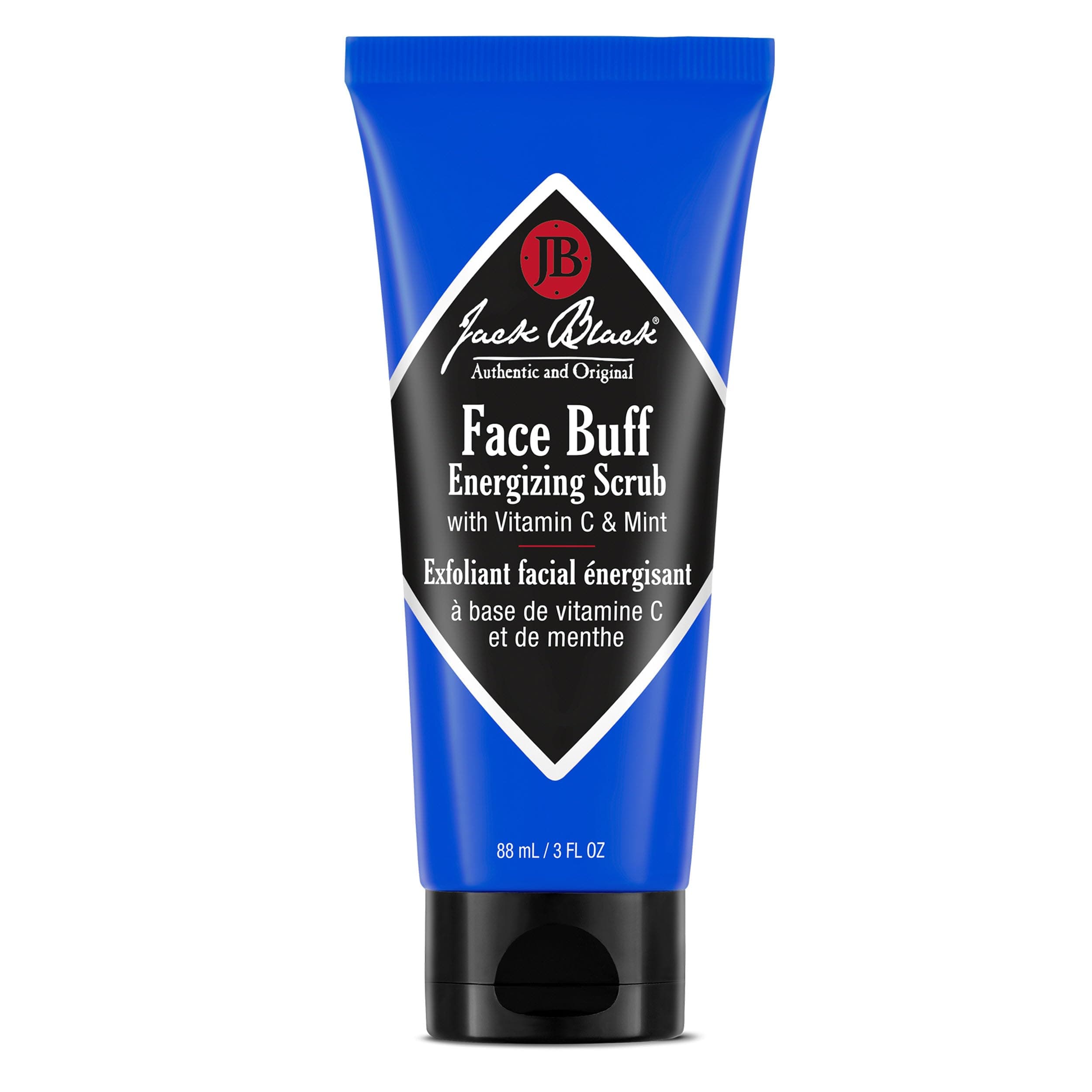 Jack Black Face Buff Energizing Scrub - Mens Face Wash & Pre Shave Scrub, Face Cleanser for Men, Pre Shave for Men, Mens Facial Cleanser, Mens Face Scrub, Exfoliating Face Wash, Jack Black Face Scrub