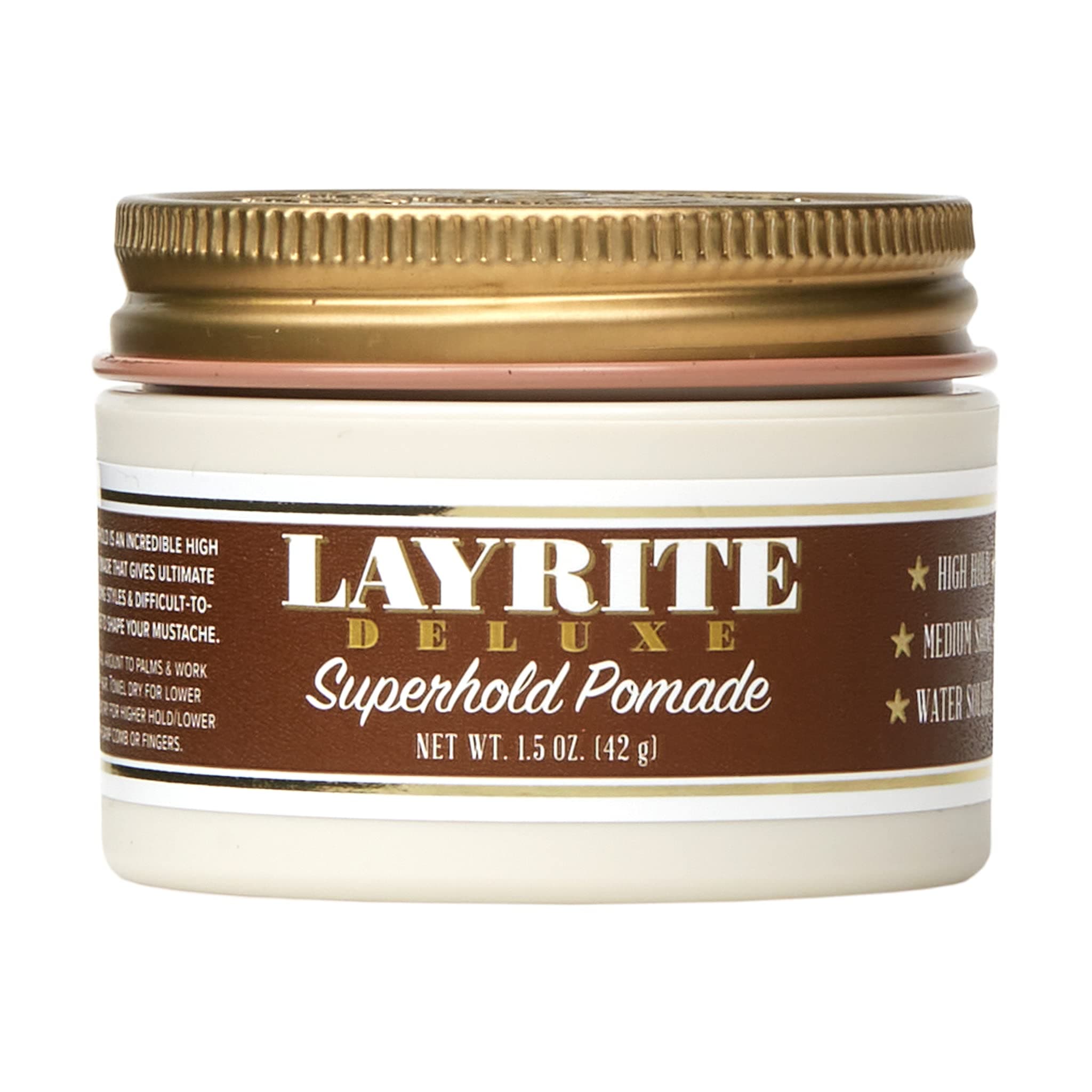Layrite Superhold Pomade, 1.5 Ounce
