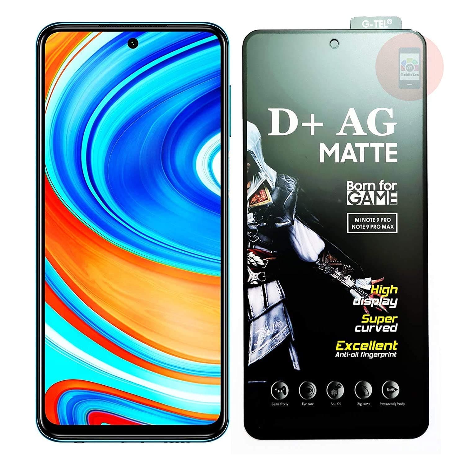 UNITRUST Matte Temp for MI Note 9 Pro/Note 9 Pro max