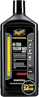 Mirror Glaze 26 Professional Hi-Tech Yellow Car Wax Liquid 473ml M2616