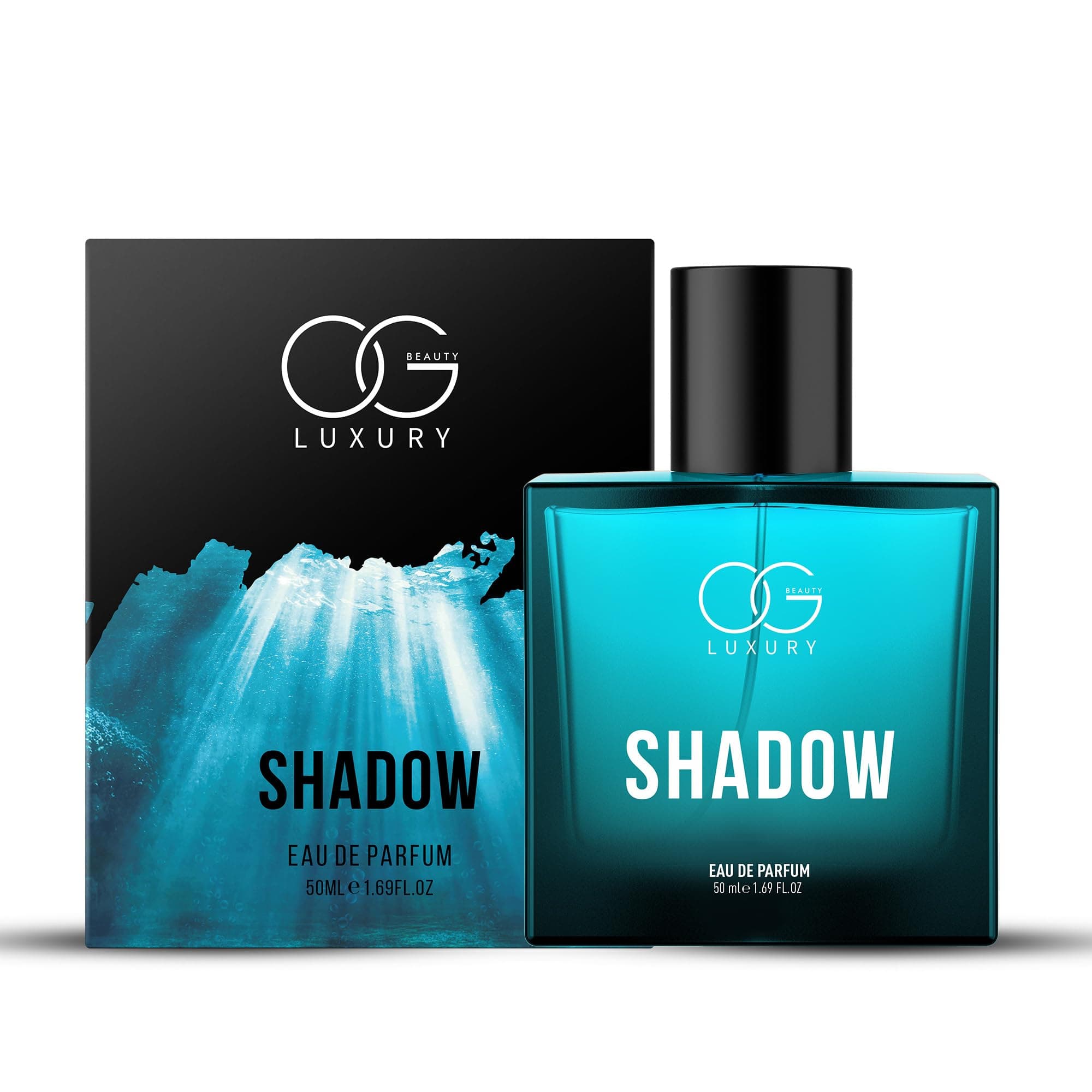 OG BEAUTY Luxury Shadow Eau de Parfum 50 ml | Invigorating Lavender & Bold Aromas | Long-Lasting Signature Fragrance for Men | Perfect for Valentine's Day, Date Nights & Premium Gifting