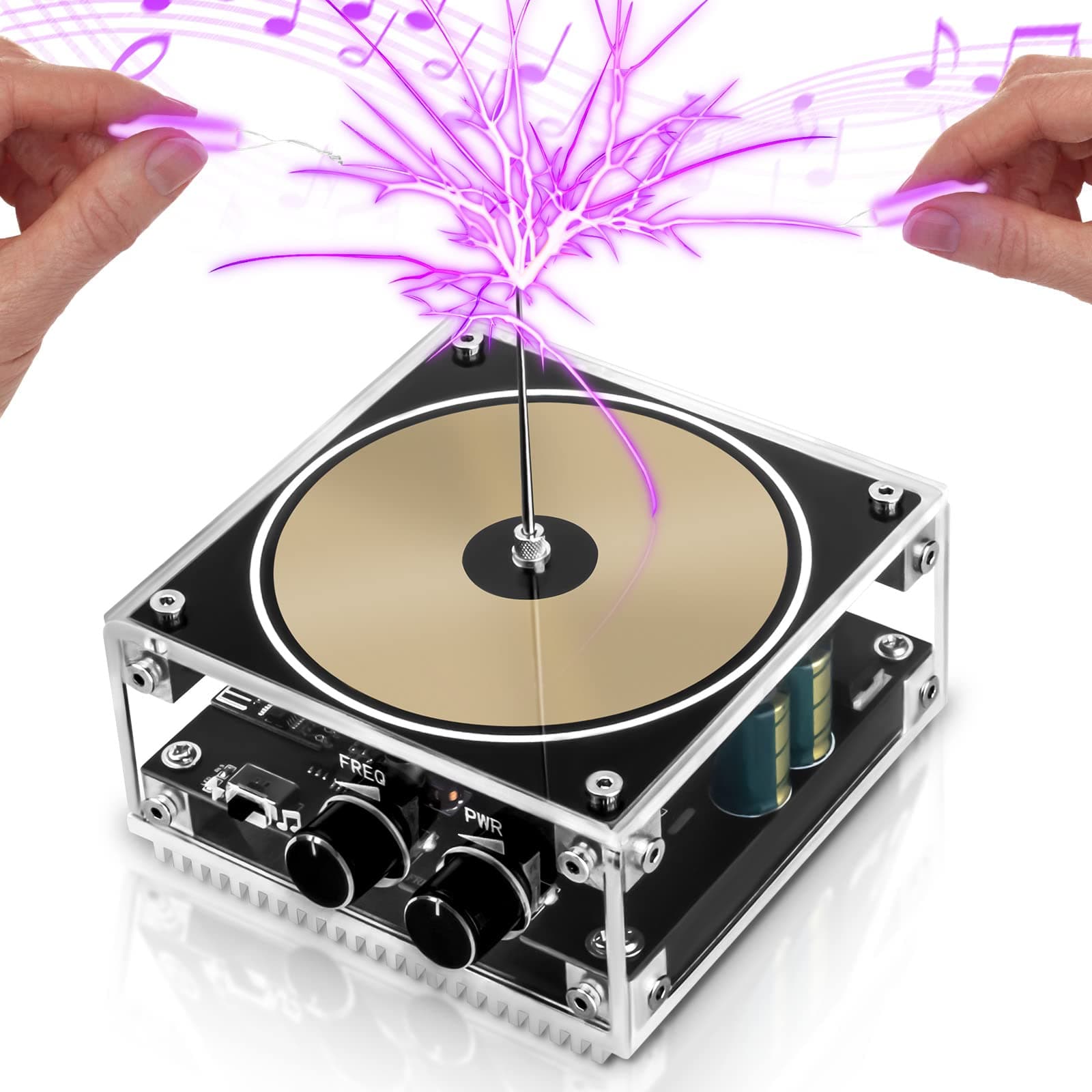 Artificial Lightning Arc Music Tesla Coil Plasma Speaker Wireless Transmission Science Experiments Science Gadgets Deskto Toy Modela