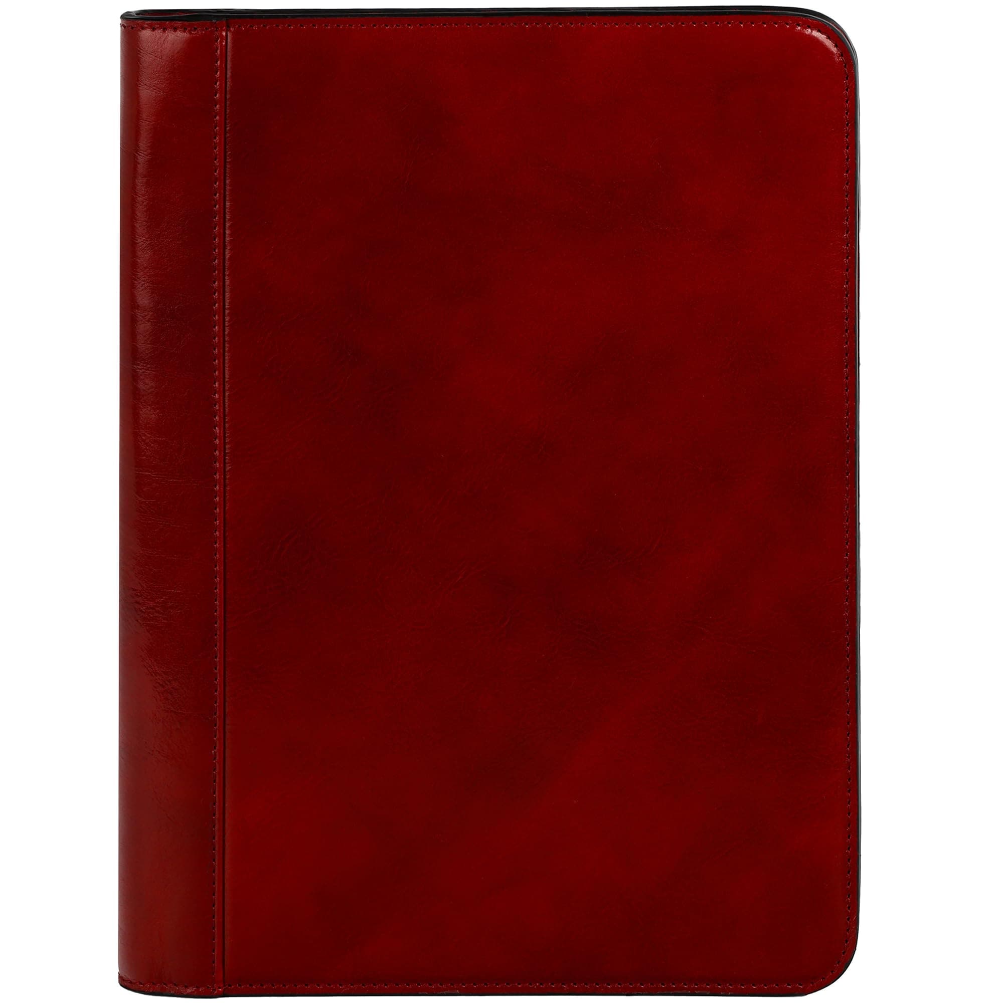 Leather Portfolio Folder A4 Document Case Business Padfolio Organizer Folio - Time Resistance