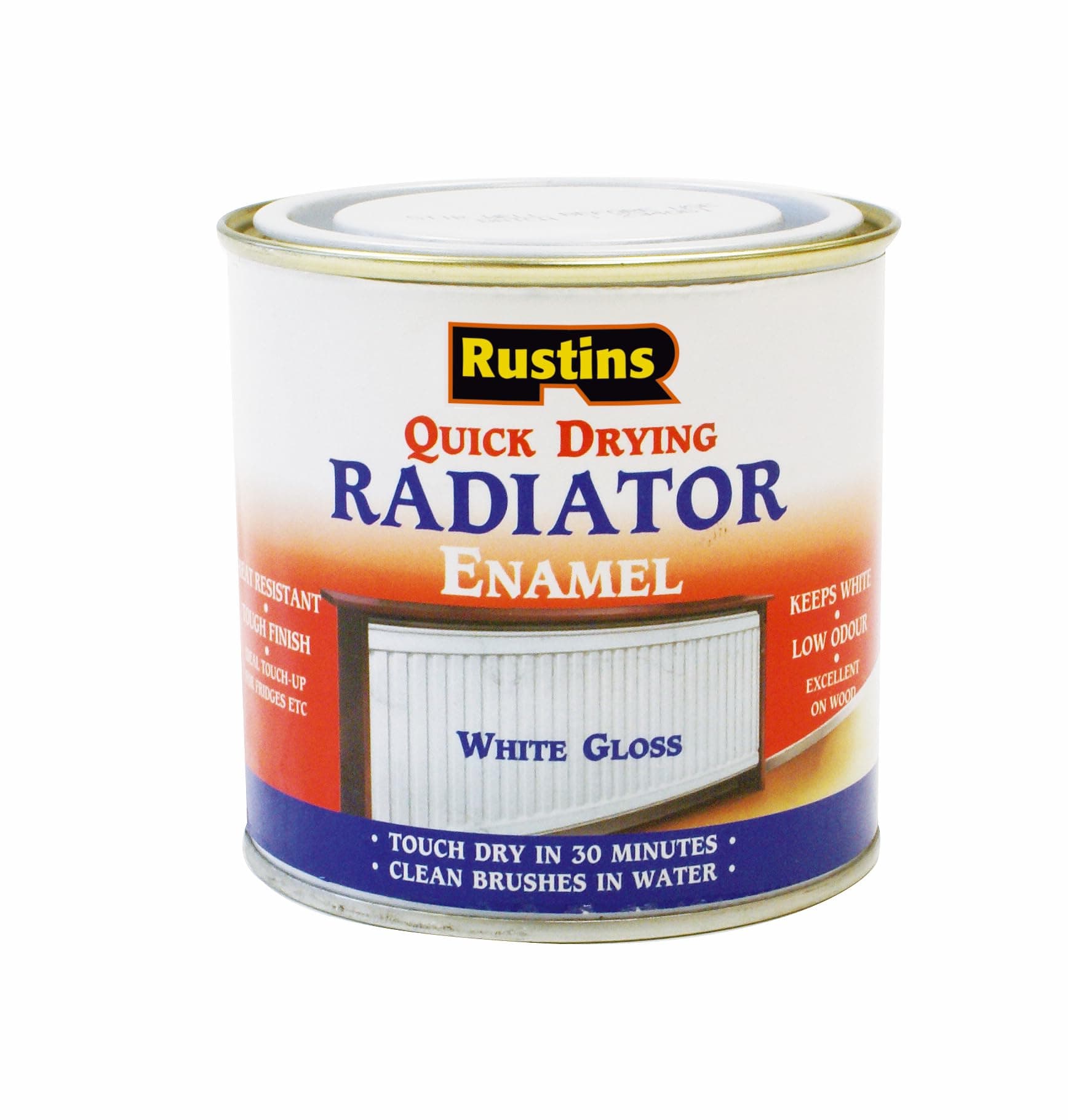 – Quick Drying Radiator Enamel Gloss 250ml– Durable, Long-Lasting Finish for Radiators That Stands the Test of Time, Easy Application