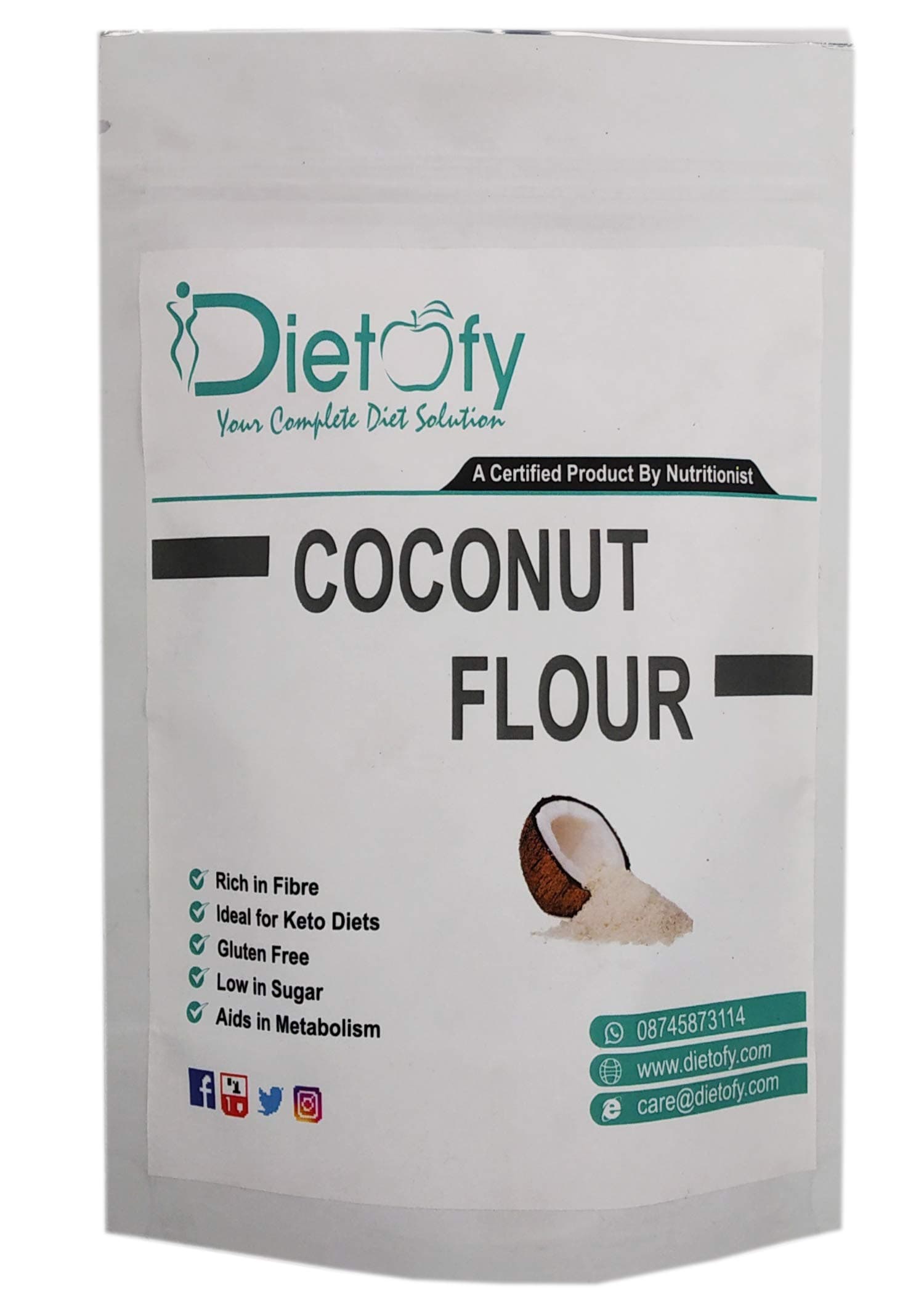 Dietofy Coconut Flour 800GM