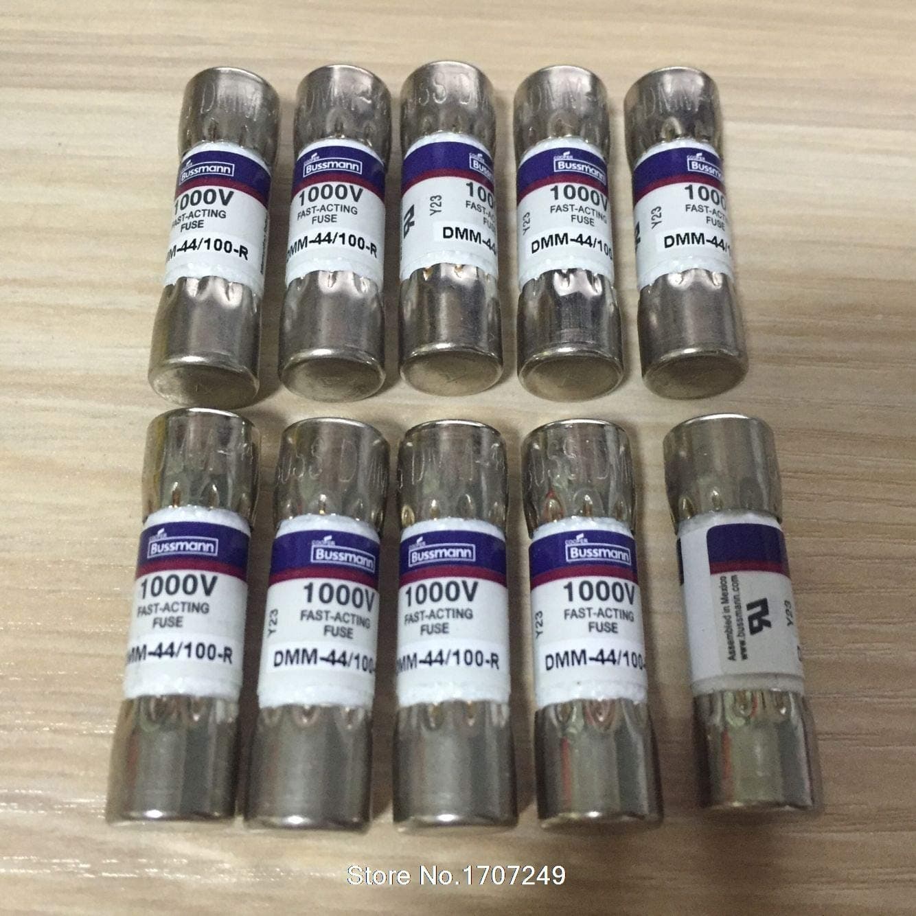 Chavis 10 Pcs/lot US Chavis DMM-B-44/100 Chavis FUSE DMM-44/100-R DMM-44/100 10x35mm 1000V 0.44A 440mA Fluke multimeter fuse
