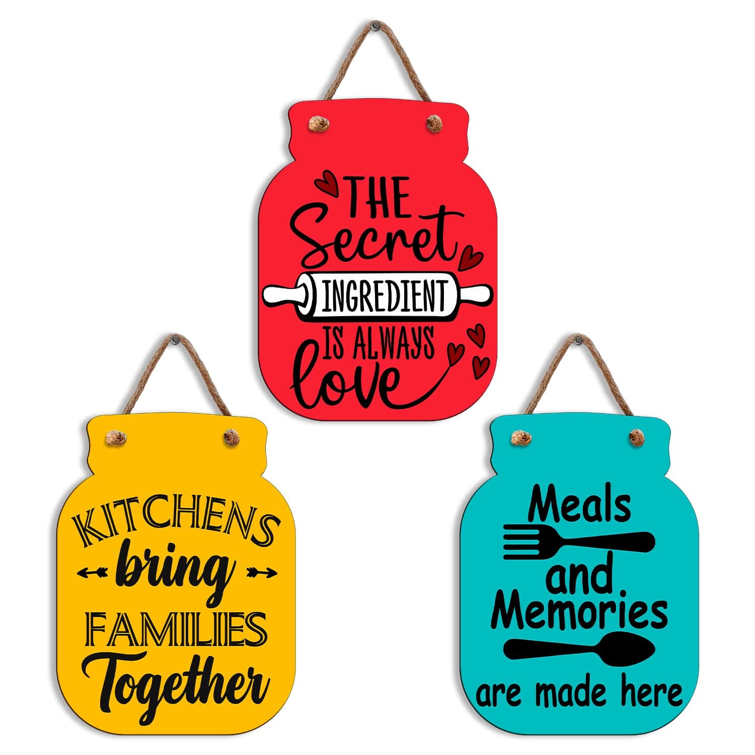 Kitchen Wall Art Decor | Kitchen Decorations for Walls | Kitchen Wall Decor | Wooden Wall Art | Kitchen Decor Accessories