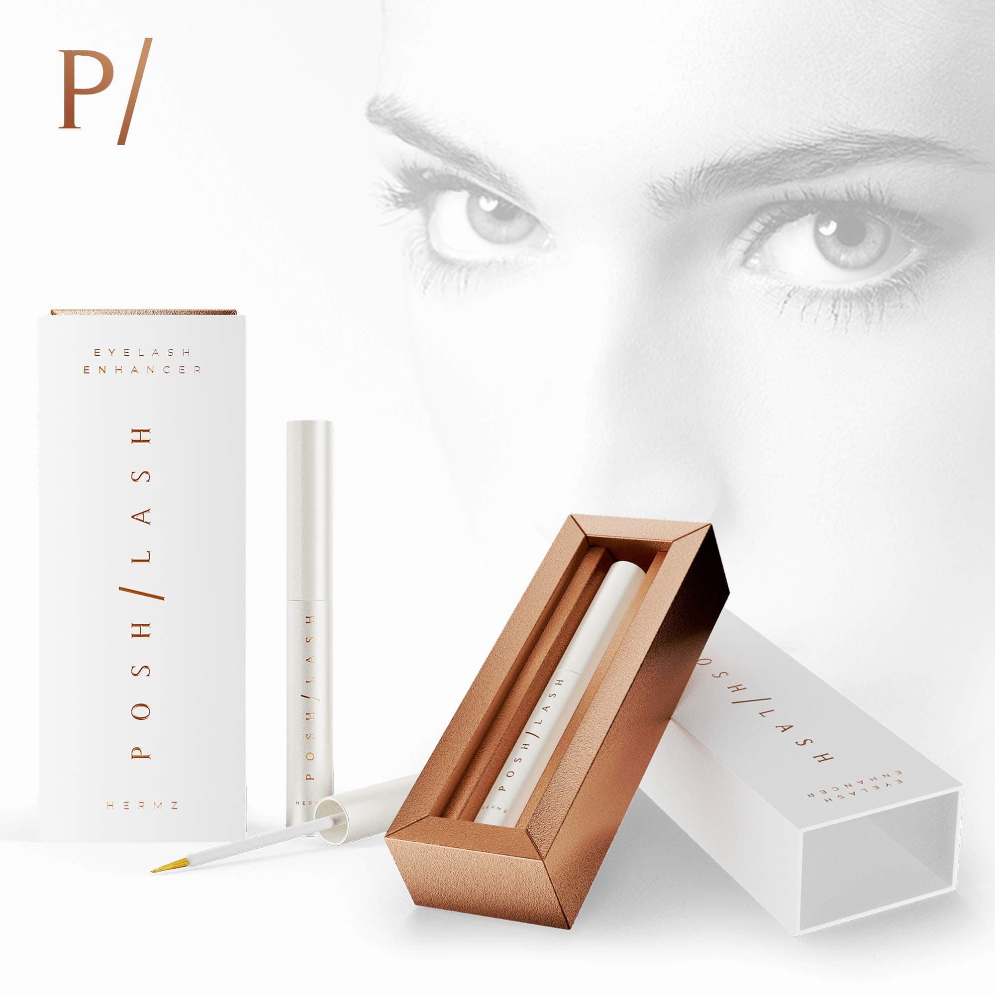 Eyelash Growth Serum (5ml) - High Potency Advanced Enhancing Conditioner For Longer, Fuller & Thicker Eyelashes - Regrowth Treatment Booster - Posh Lash