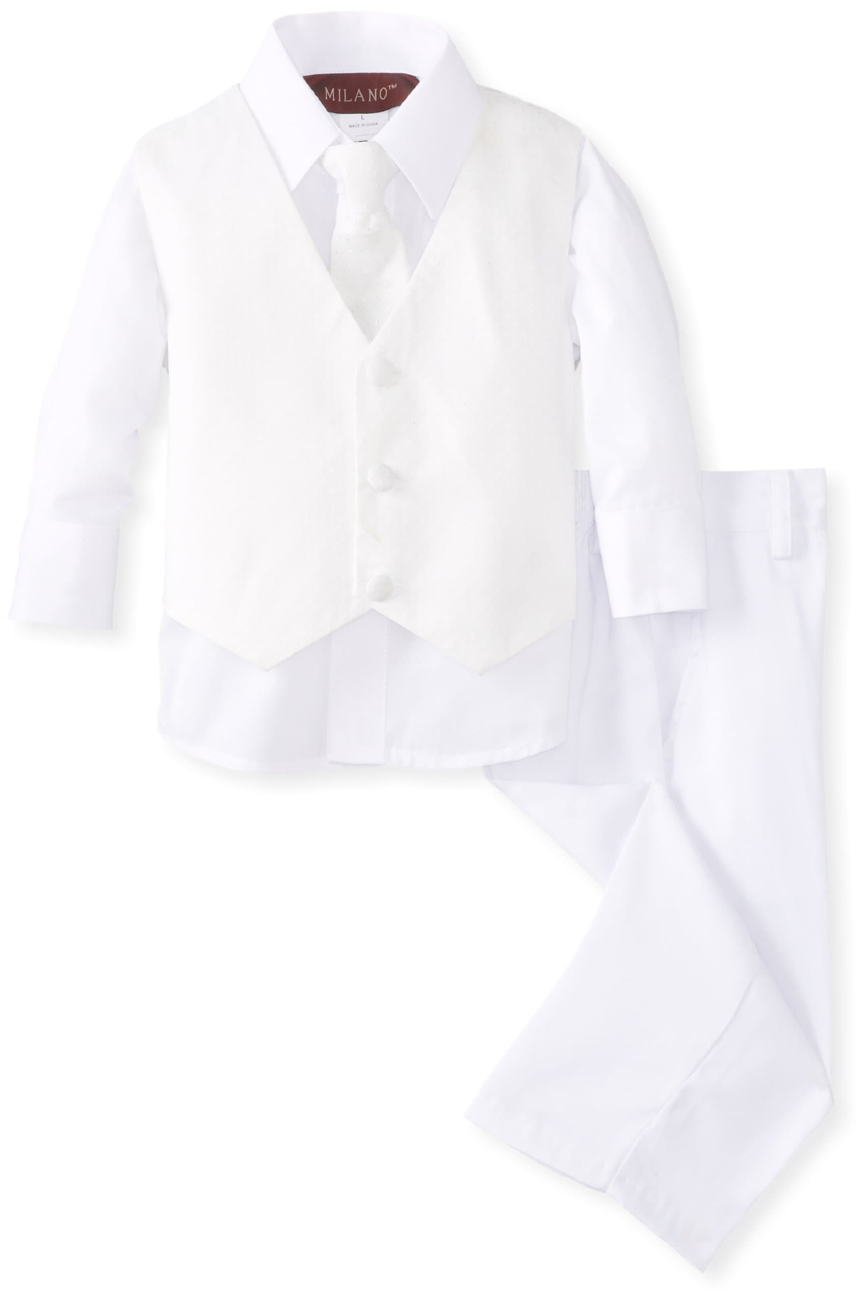 Milano Couture Baby Boys' Pattern Vest Set