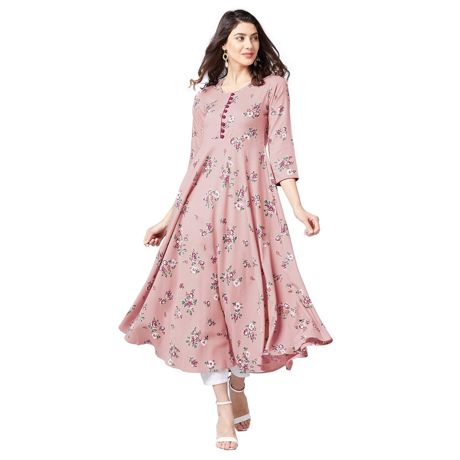 TissuWomen's Viscose Regular Kurta