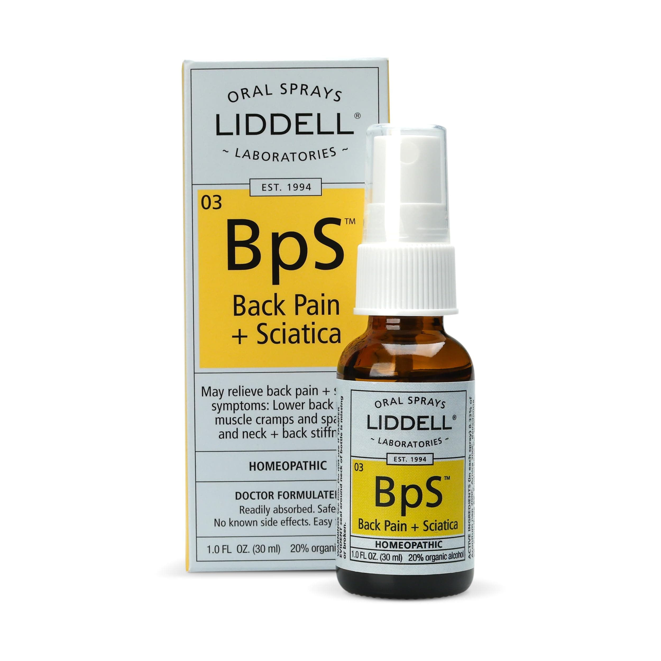 Homeopathic Back Pain Spray, 1 Ounce