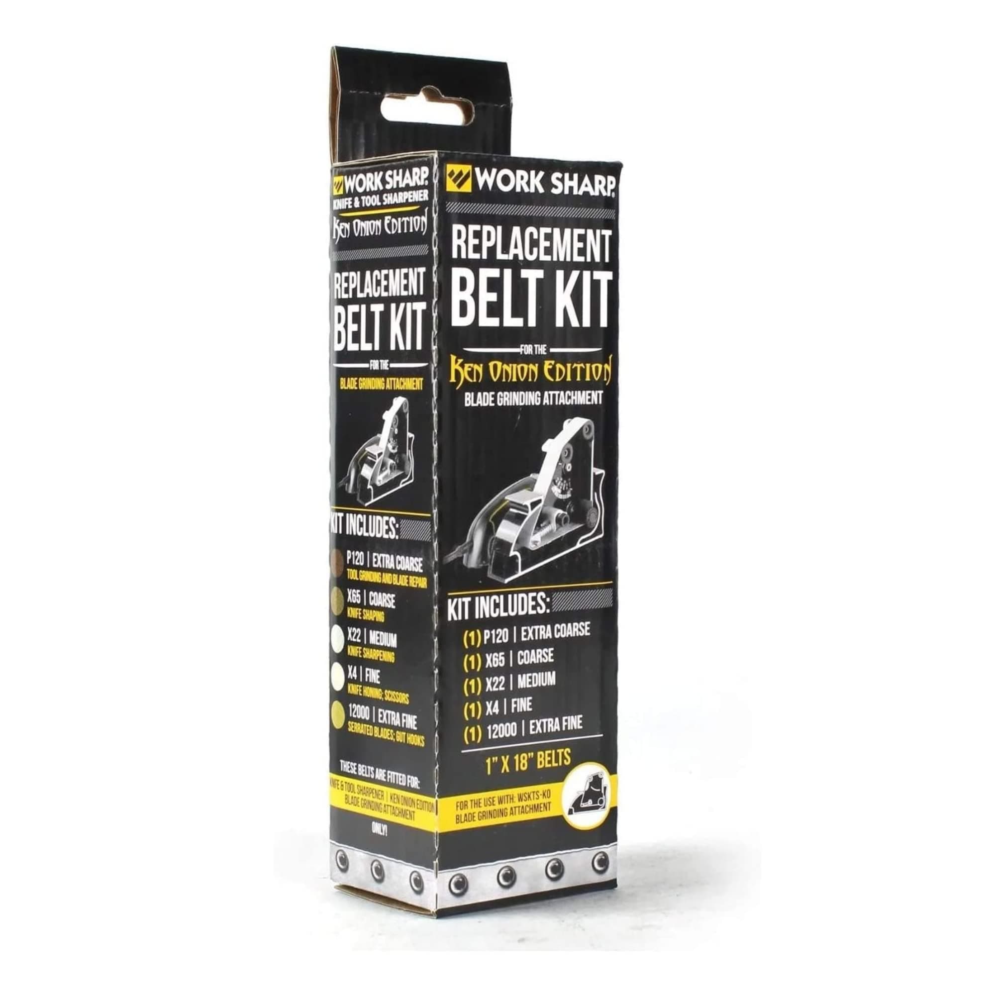 Ken Onion Blade Grinding Attachment Replacement Abrasive Belt Kit - for use with Item Number 45478, Model Number WSSAKO81115