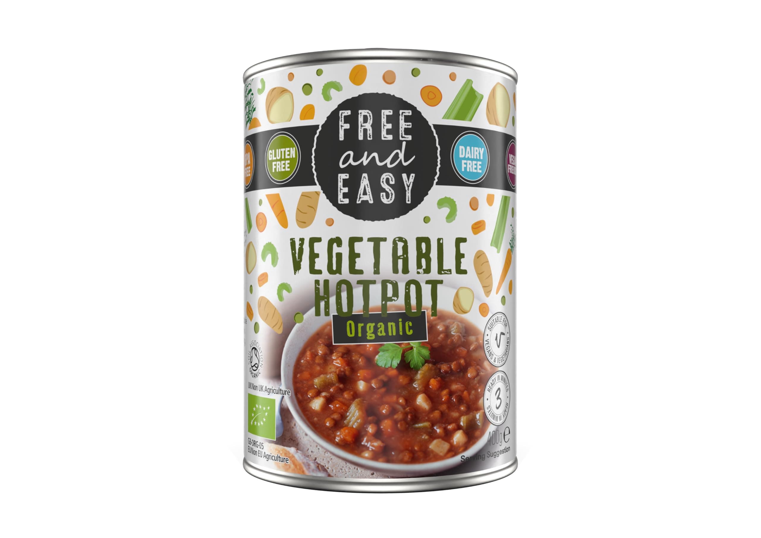 Free & Easy Vegetable Hotpot 400g-6 Pack