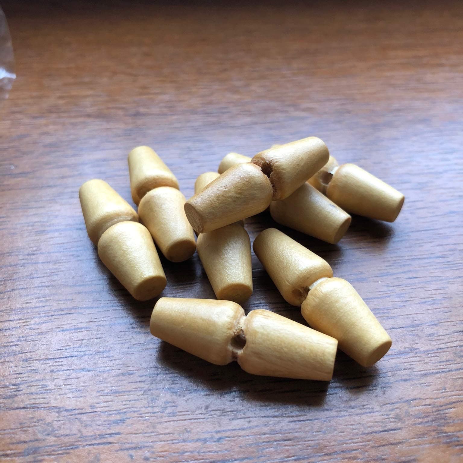 Natural  Wooden  Toggle Buttons (40mm)