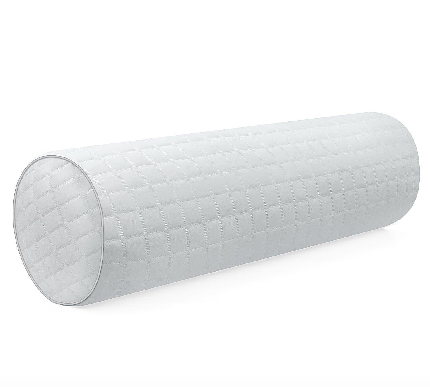 Bolster Roll Pillow for Sleeping on Back or Side Under Knee to Relief Lower Back Pain Between Legs for Side Sleepers Cylinder Pillow with Removable Cooling Cover 20x8