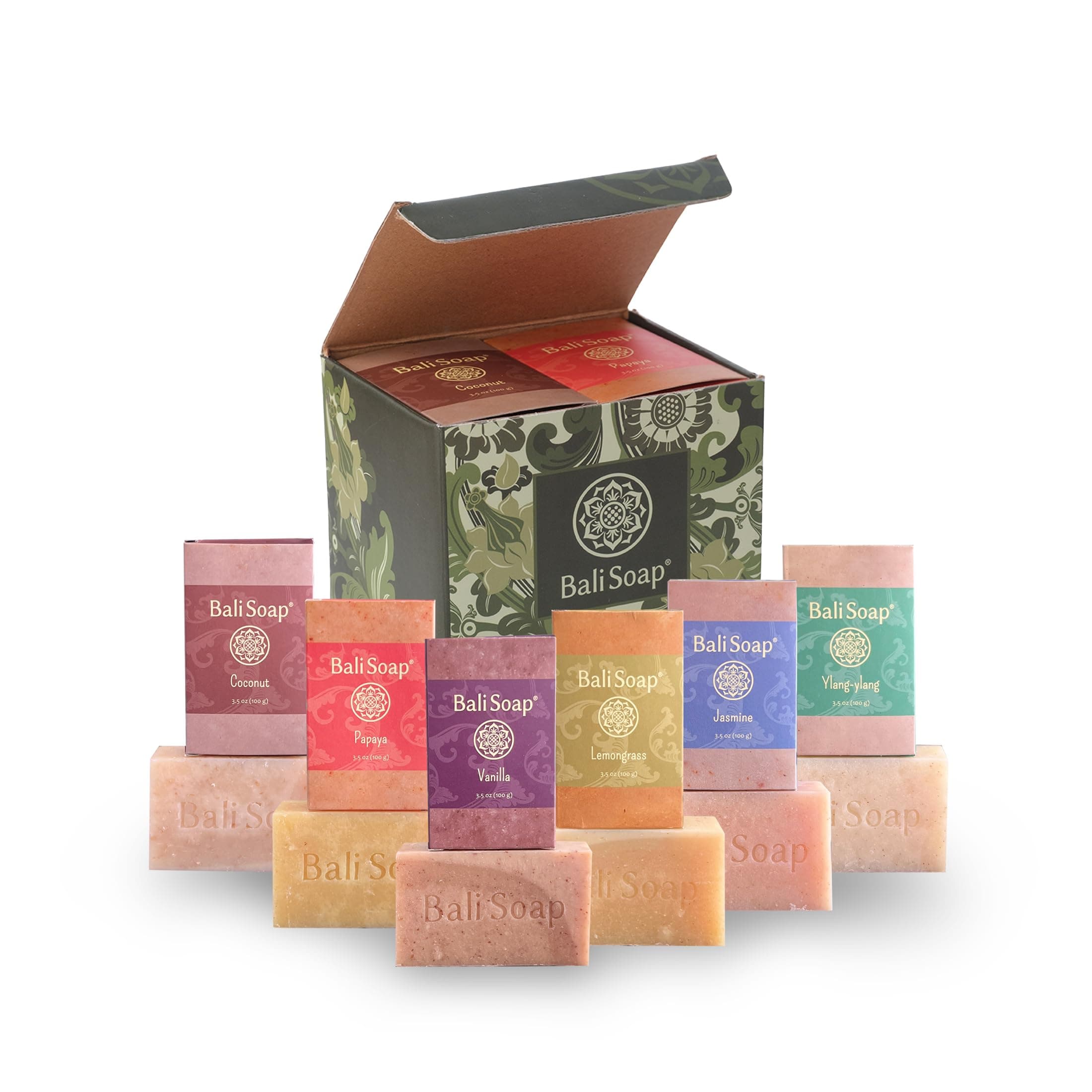 Natural Soap Gift Set - 6 Pack Handmade Spa Gift, Moisturizing Aromatherapy