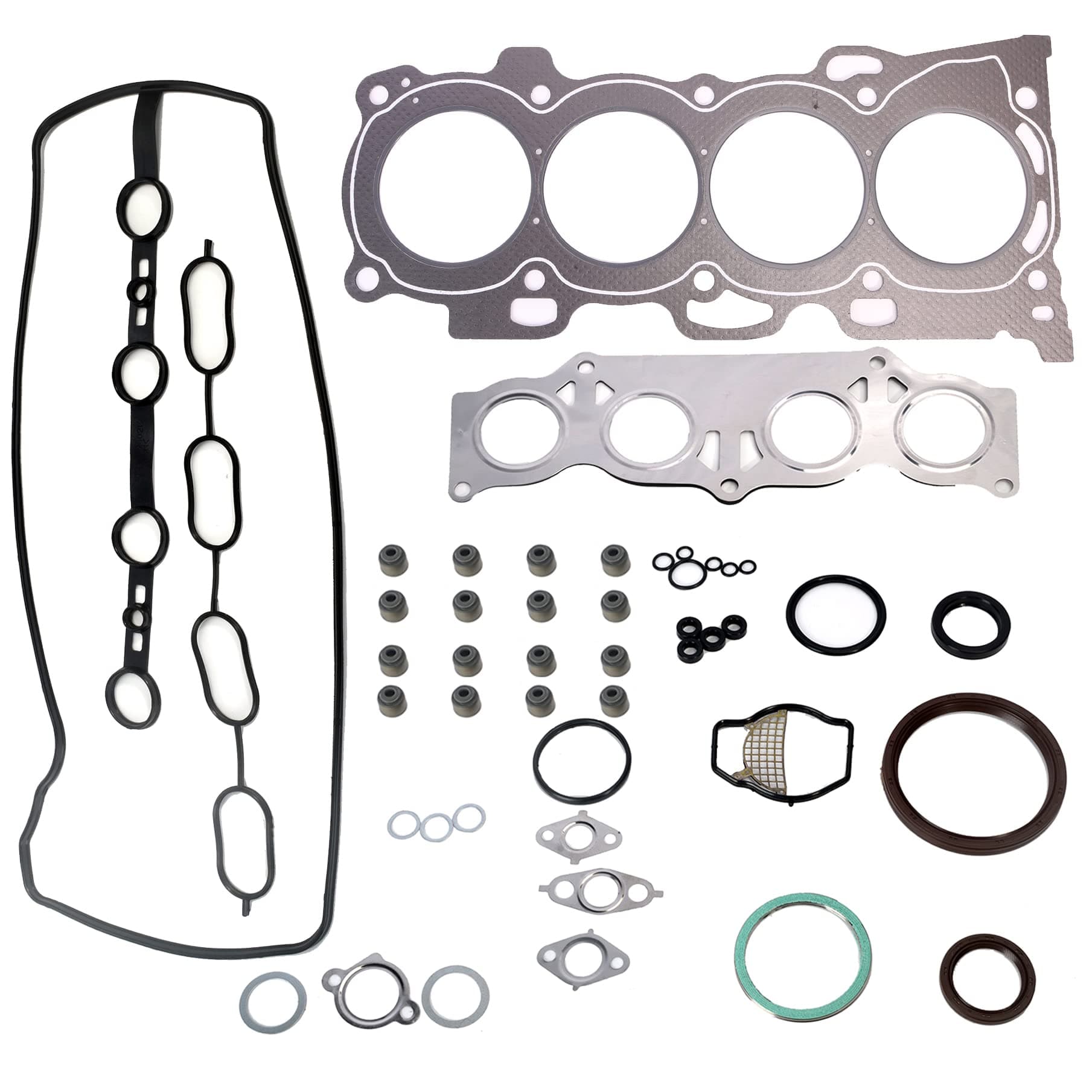 Wnaldc Replacement Graphite Fiber Head Gasket Sets, Full Cylinder Engine Gasket Kit, OE#HS26232PT, for 2.4L 16v DOHC 2AZFE, Fit for Toyota Camry/Highlander/RAV4/Solara, Scion TC/xB, Lexus HS250H