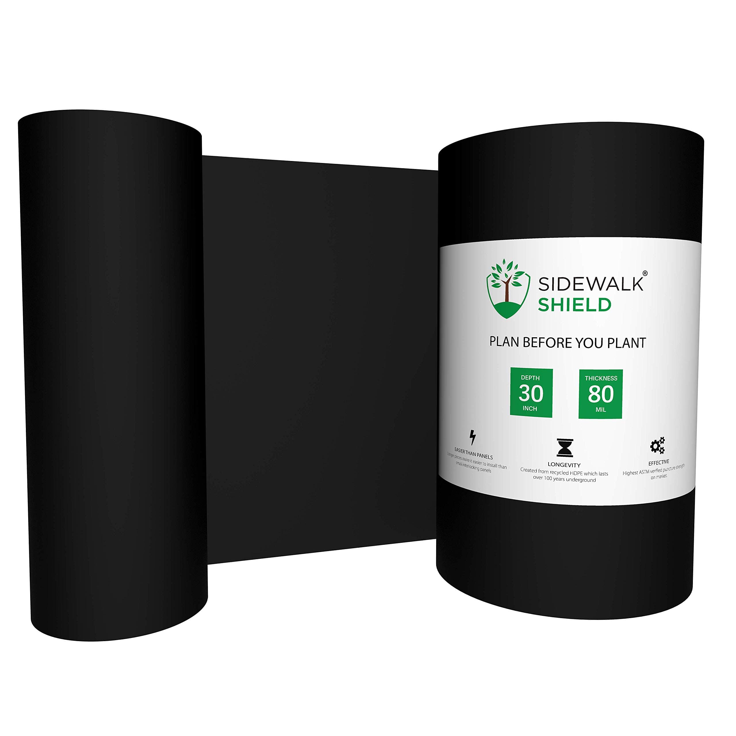 Tree Root Barrier (Standard Duty - 30 inch Depth, 75 feet)