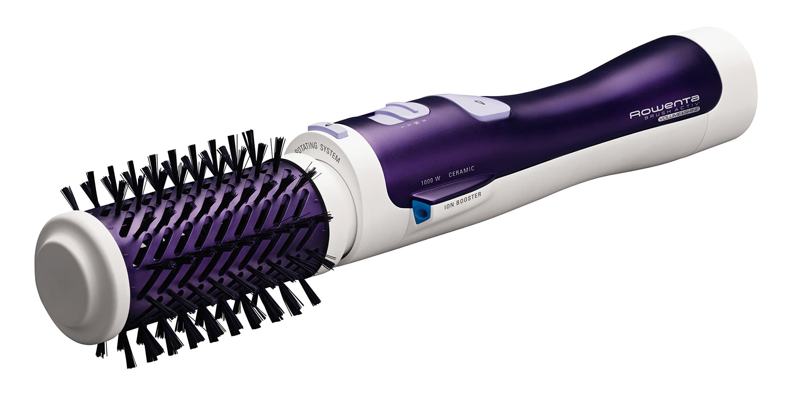 Rowenta Ro­tat­ing Brush CF9320 Hot Air Ionic Boost­er 1000W - white-purple