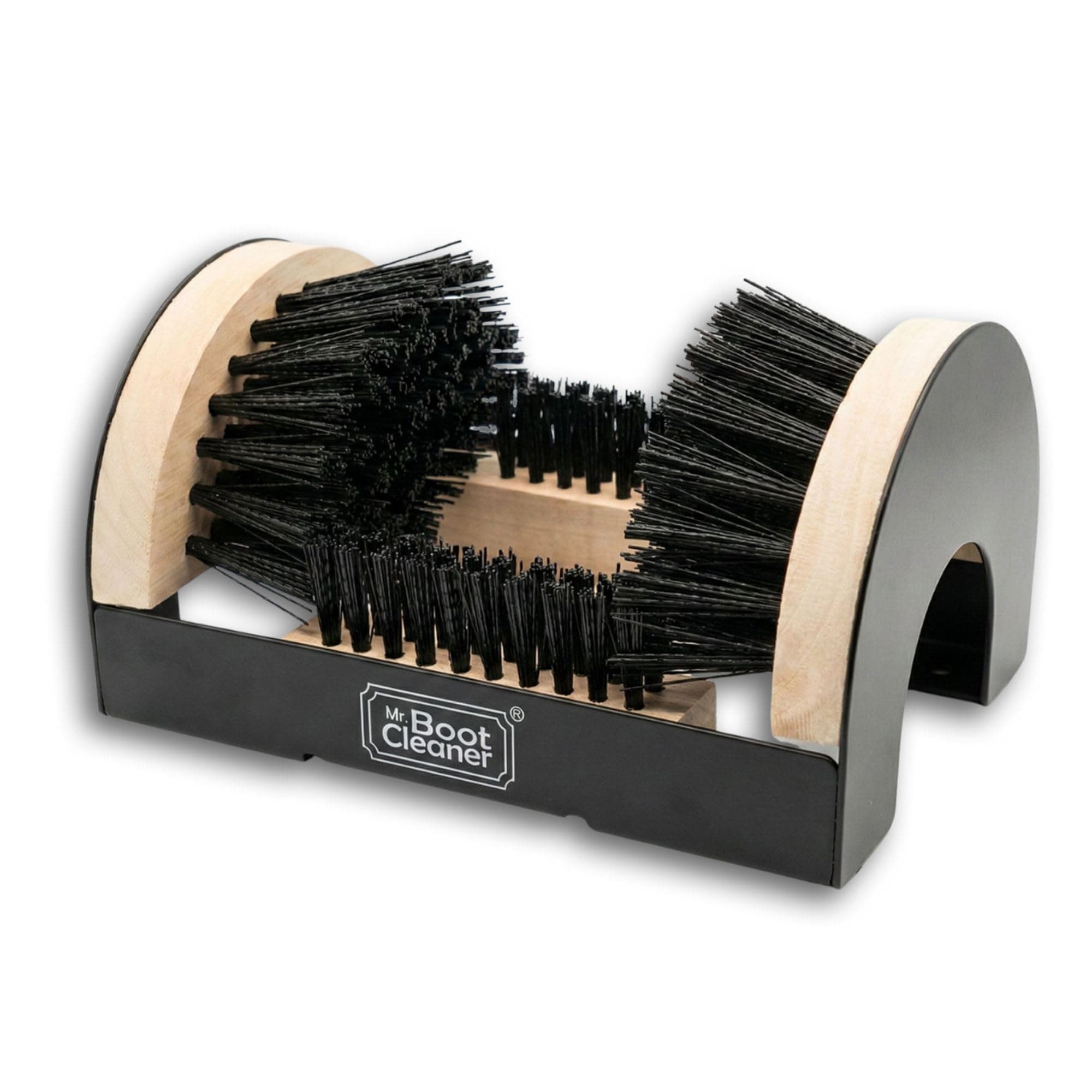 Mr Boot Cleaner Boot Brush Cleaner Floor Mount Scraper Commercial With Hardware Indoor/Outdoor by