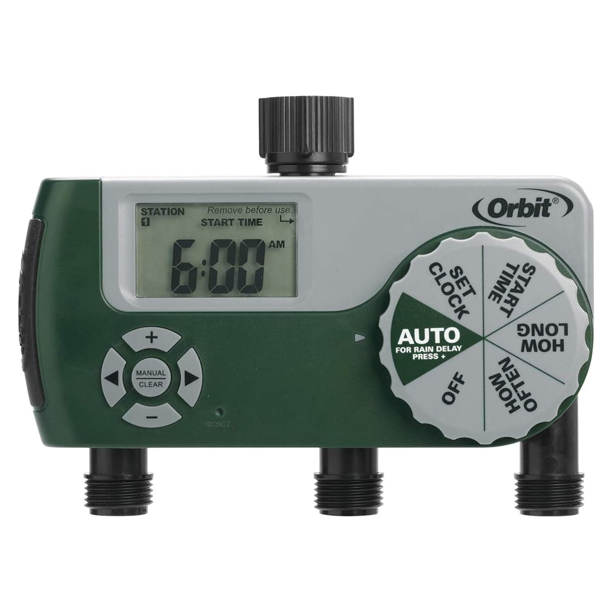 Orbit 56082 3-Outlet Programmable Digital Hose Watering Timer