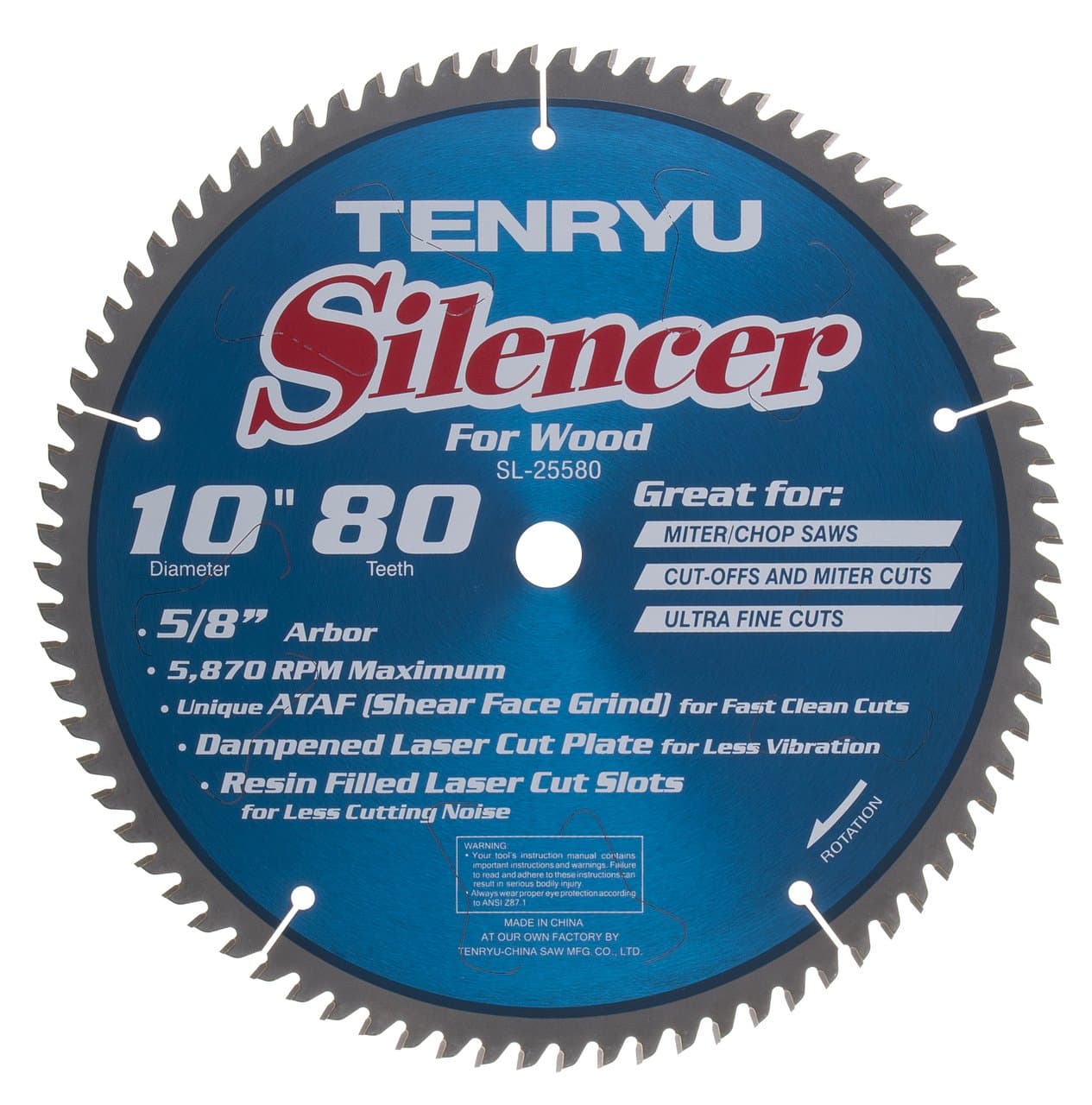 Tenryu SL-25580 10" Saw Blade