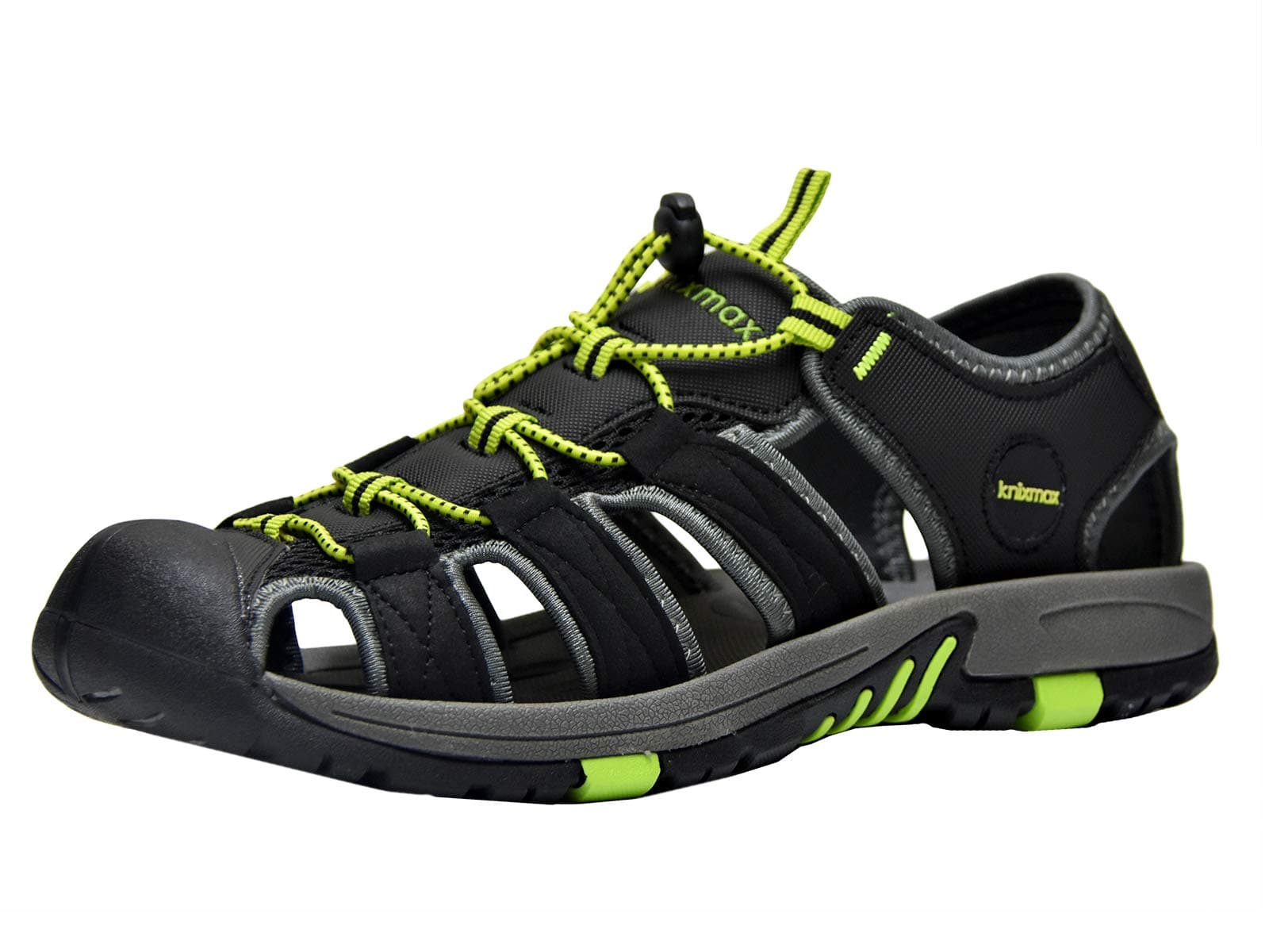 Knixmax Men Sandals Beach Black 8 UK