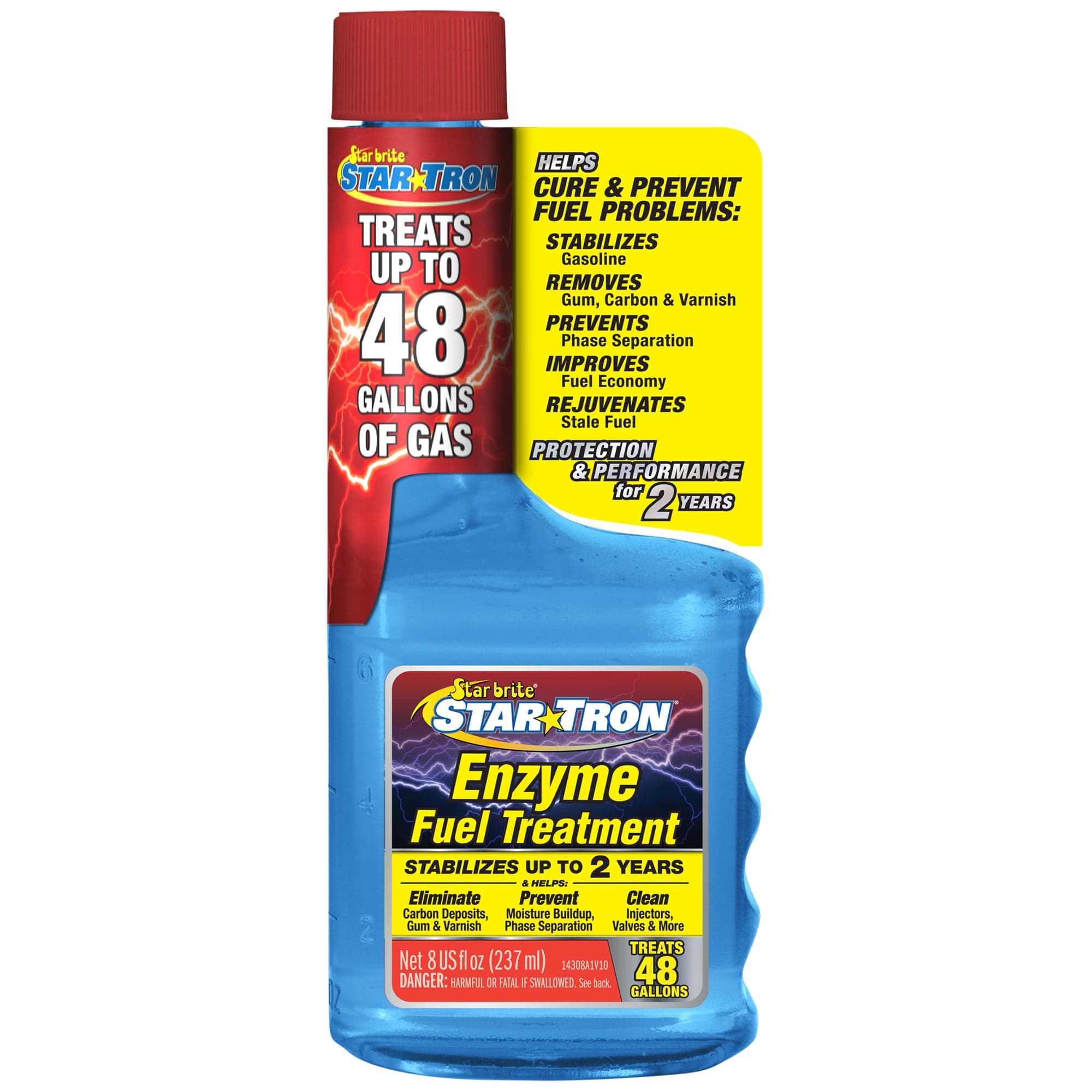 Star Tron Enzyme Fuel Treatment - Small Engine Formula – Gas Additive Rejuvenates & Stabilizes Old Gasoline - Cures & Prevents Ethanol Problems