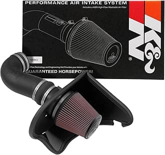 Cold Air Intake System: High-Flow Air Filter, Increase Performance & Acceleration: Compatible with 2016-2024 CHEVROLET: Camaro SS, 63-3092