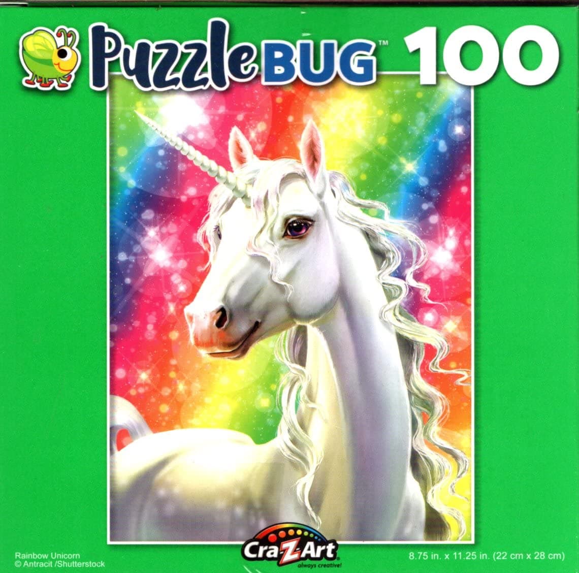 Puzzlebug Rainbow Unicorn - 100 Pieces Jigsaw Puzzle