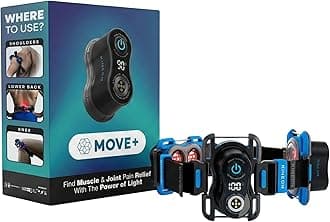 Kineon Move+ Pro Red Light Therapy Wrap – LED Light Therapy for Targeted Muscle Recovery, Inflammation, Joint Health & Mobility - Portable & Hands-Free Infrared Light Therapy for Body